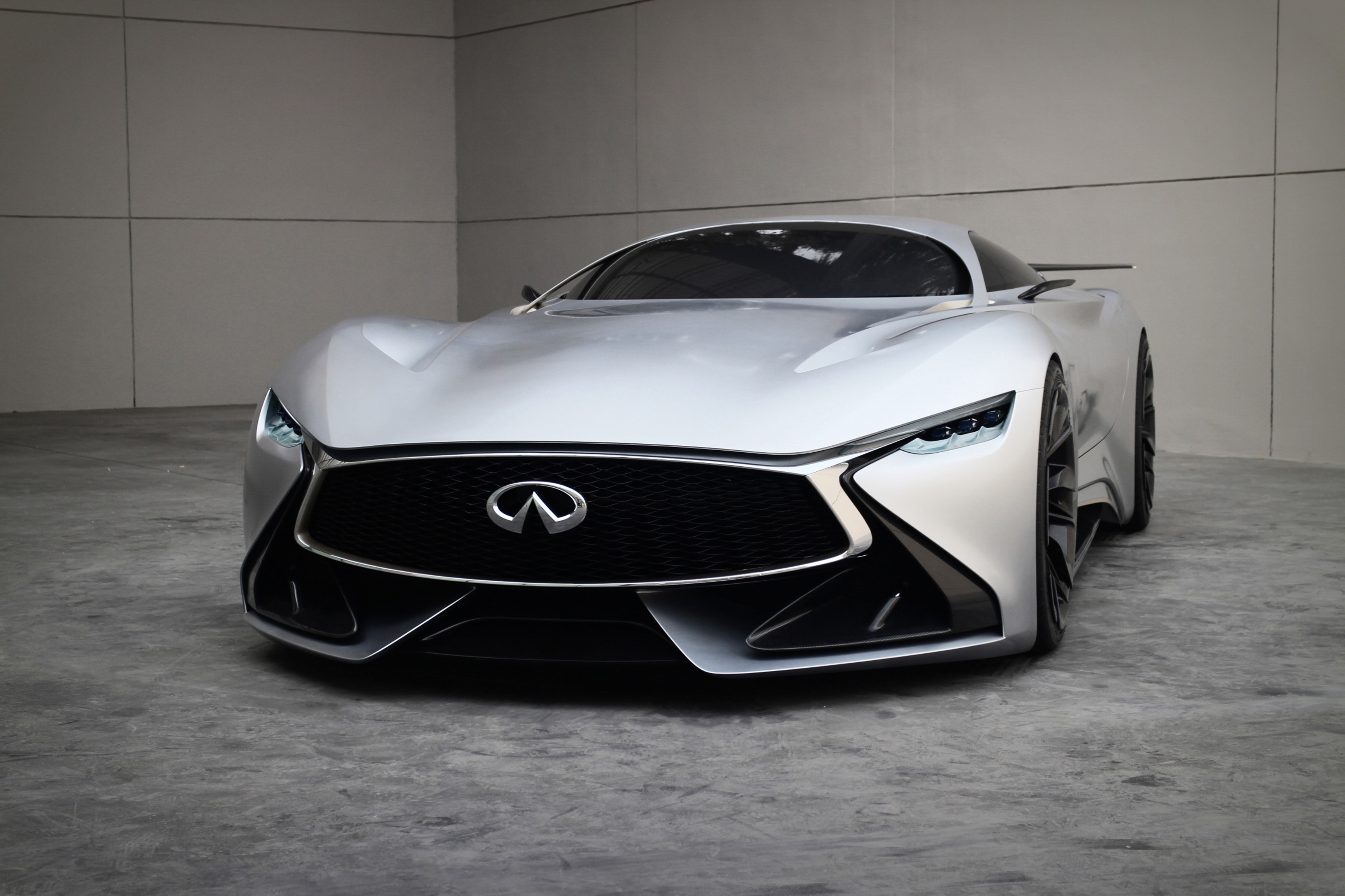 Infiniti Vision Gran Turismo Concept car front view HD Wallpaper