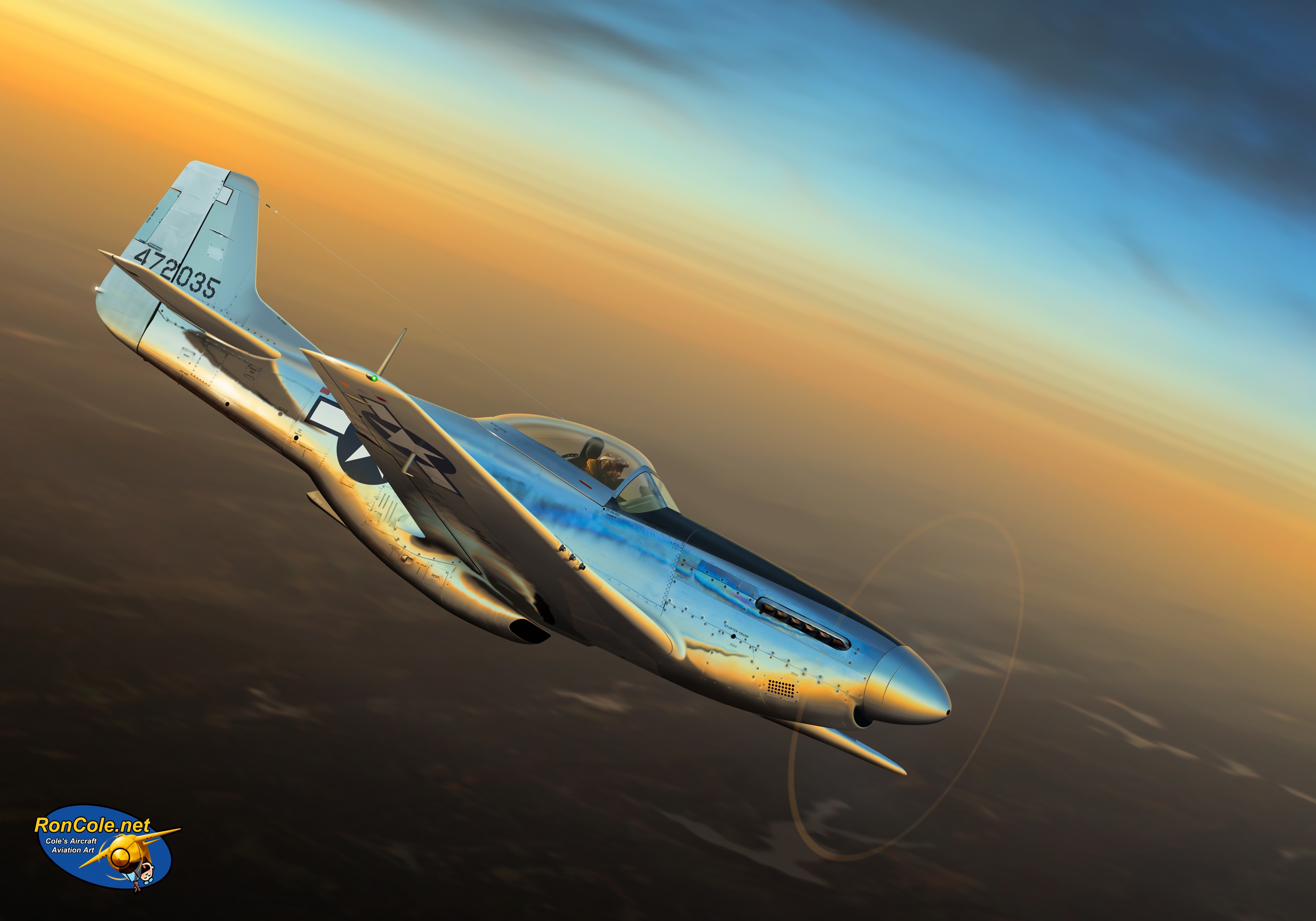 P-51D Mustang 'In All Its Glory' Airplane Painting HD Wallpaper