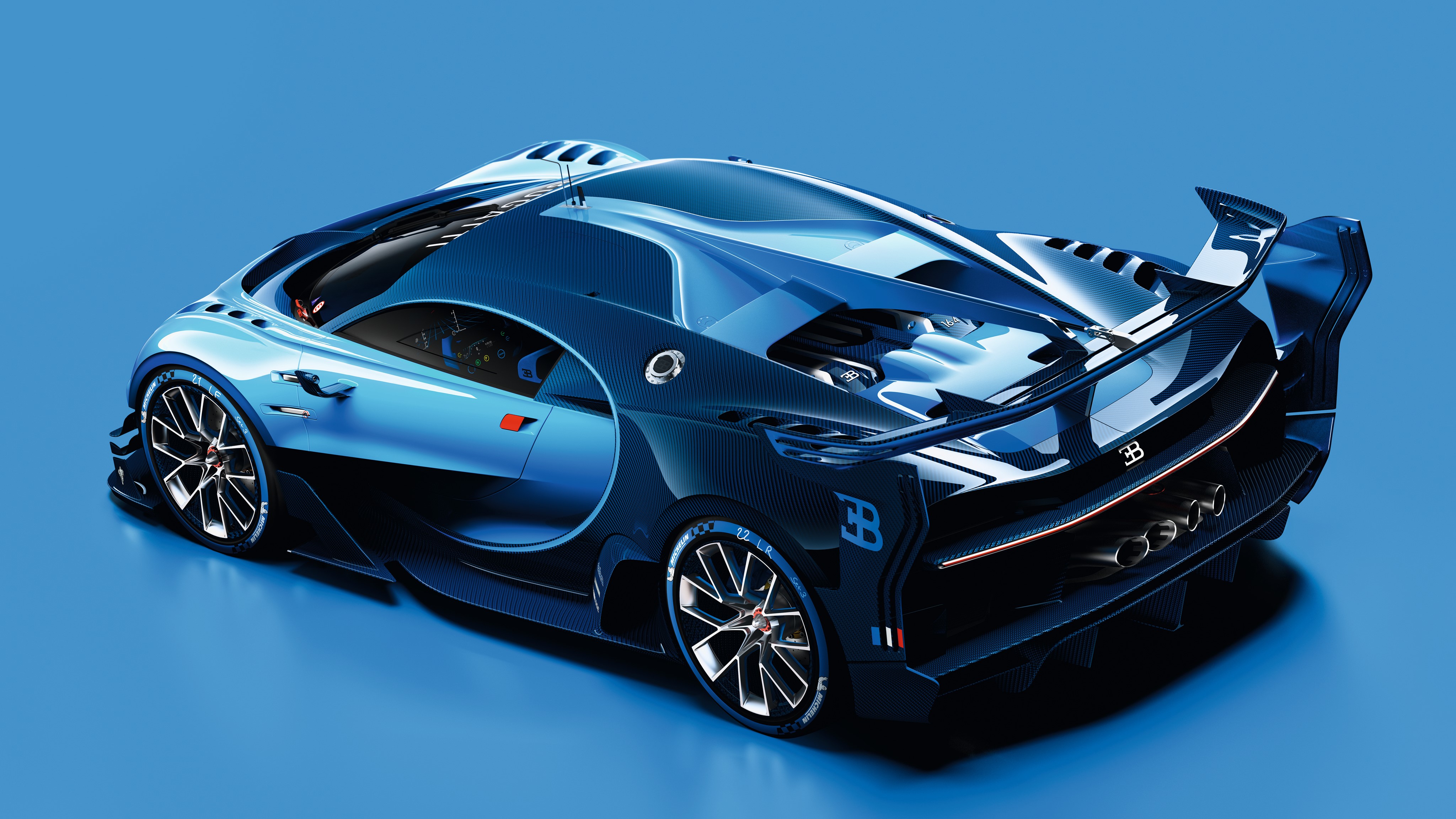 Bugatti Vision Gran Turismo Concept Car HD Wallpaper
