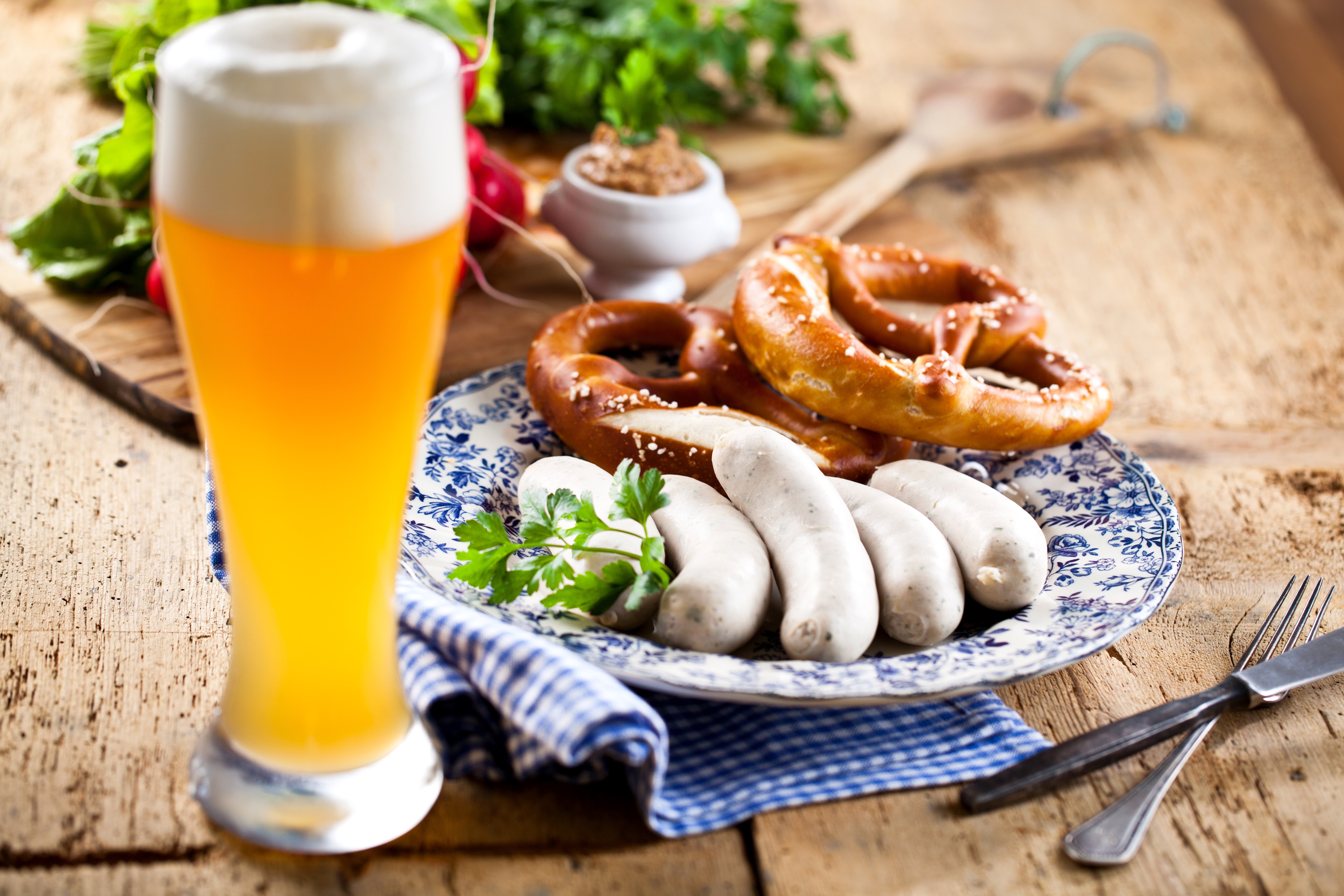 5K Drinks Beer Sausage Meat products Vienna sausage HD Wallpaper