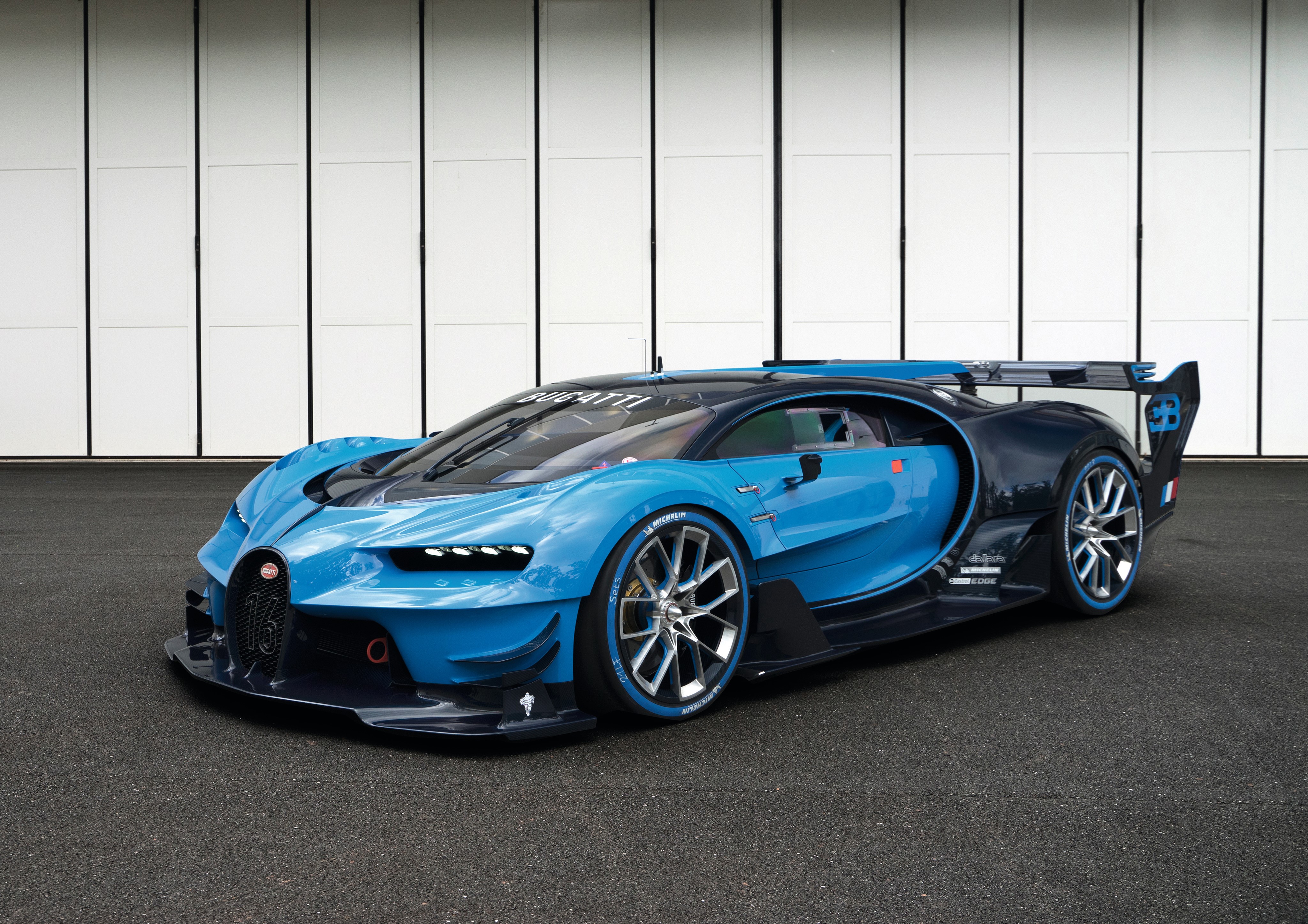 Bugatti Vision Gran Turismo Light Blue HD Wallpaper