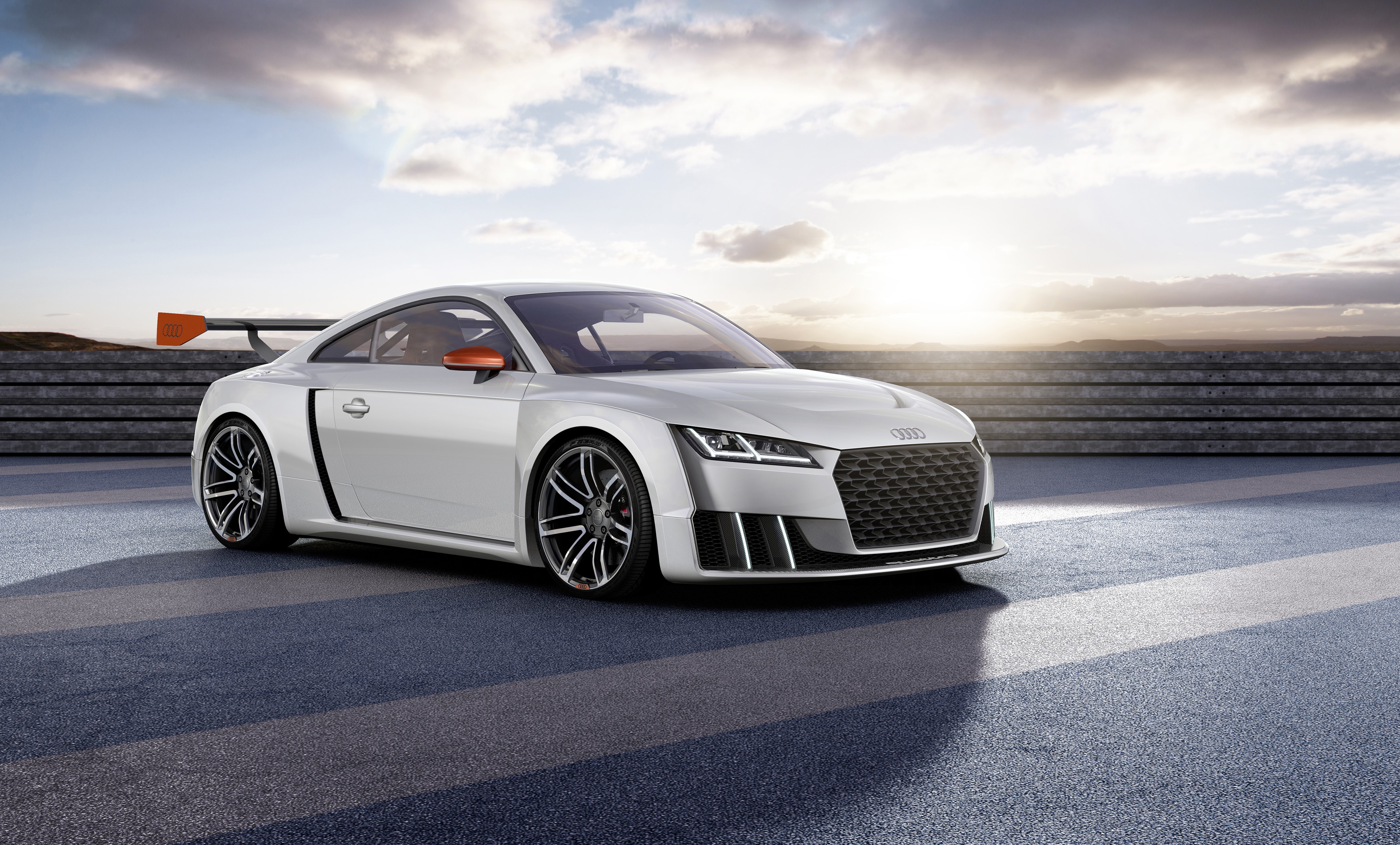 Audi TT clubsport turbo concept car HD Wallpaper