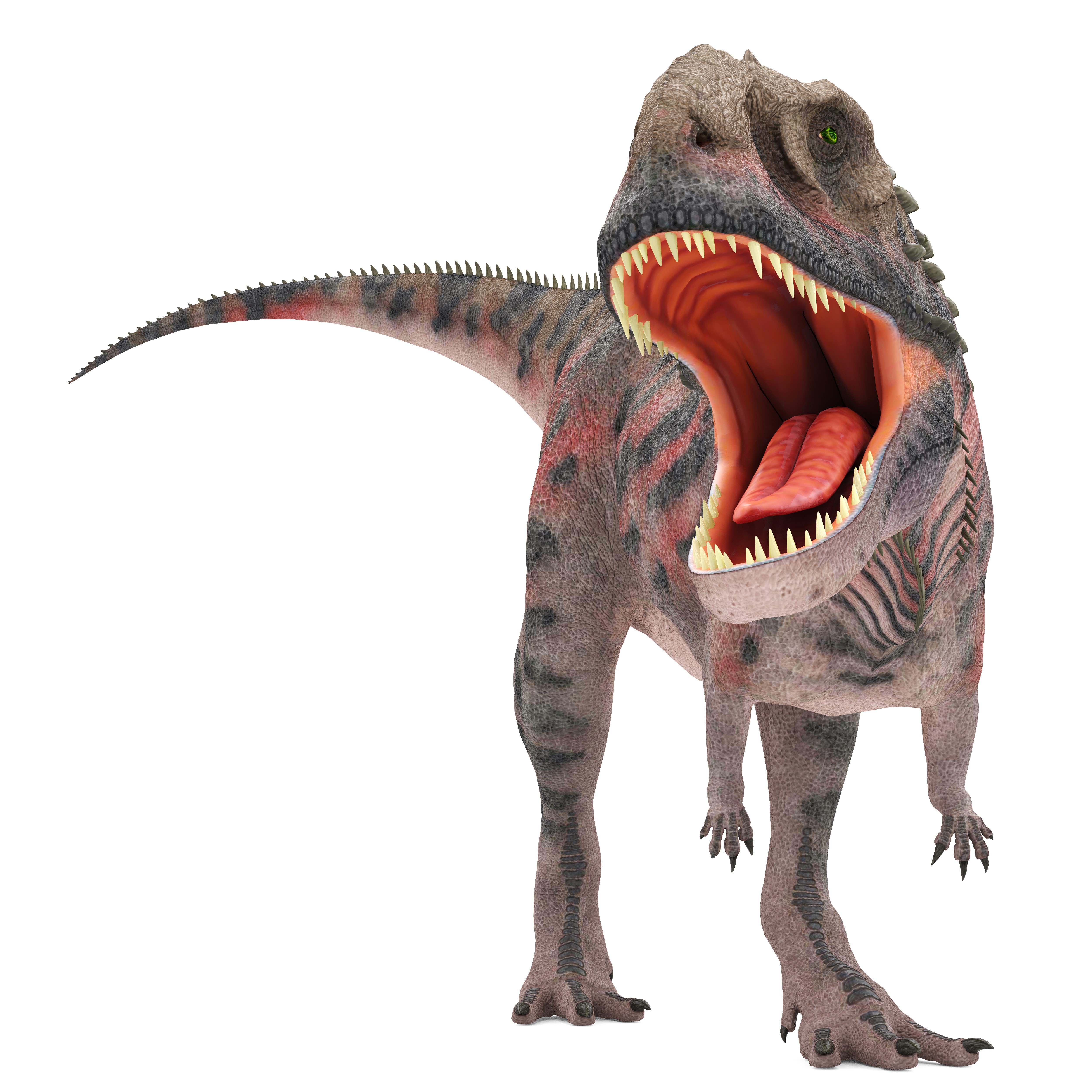 Majungasaurus dinosaur roaring with mouth open HD Wallpaper