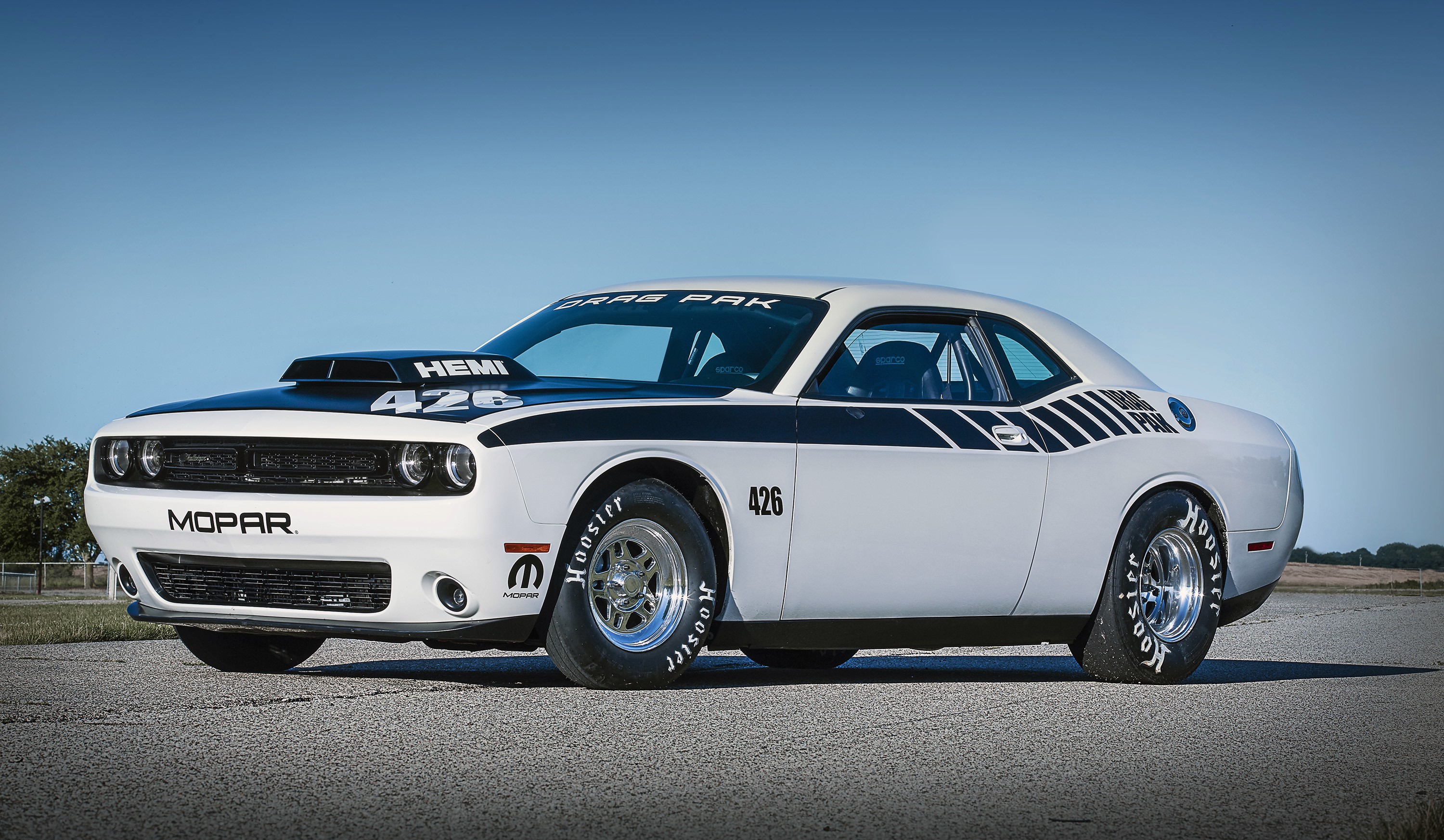 2015 Mopar Challenger Supercharged Hemi Drag Pak HD Wallpaper
