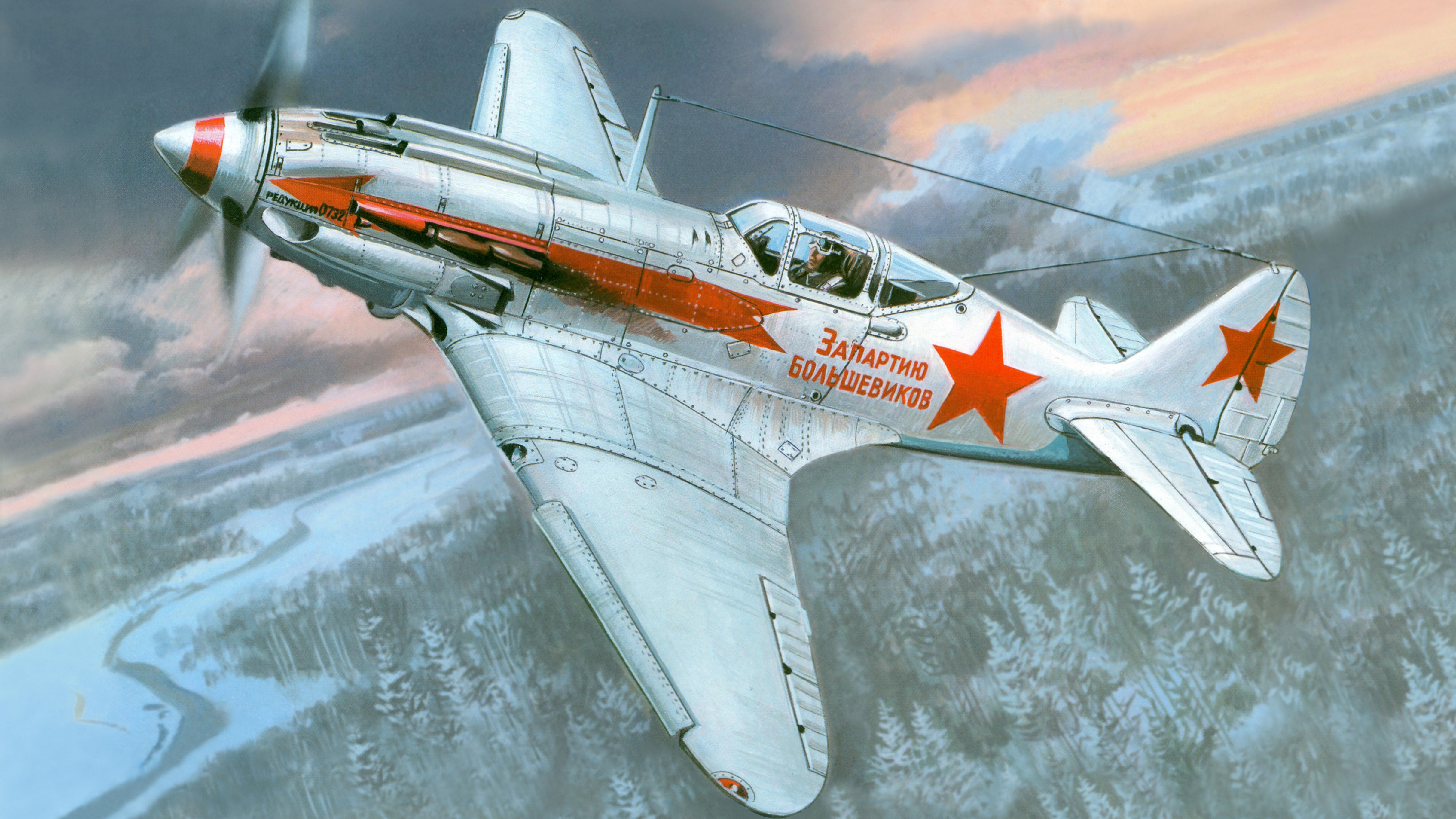 Mig 3 Fighter Airplane in Flight HD Wallpaper
