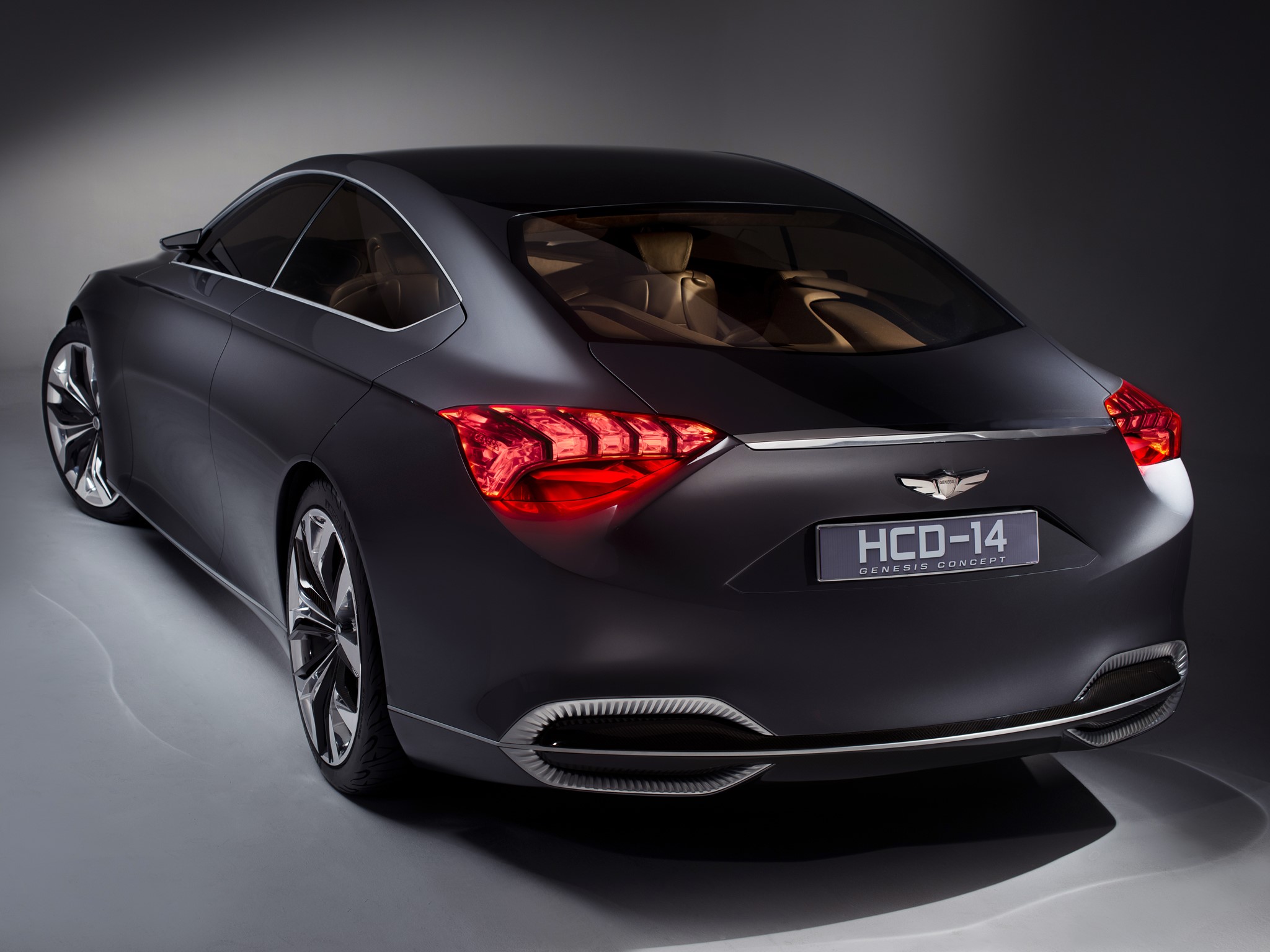 HCD-14 Genesis Concept Car Rear View HD Wallpaper