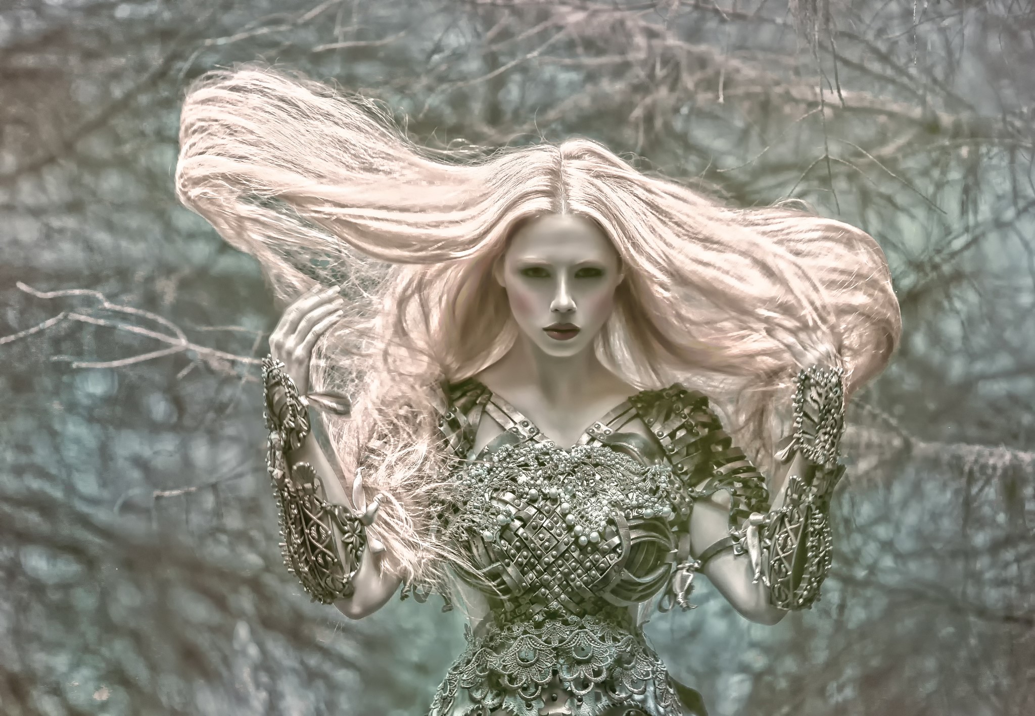 Agnieszka Lorek Ophelia Overdose Blonde Girl HD Wallpaper