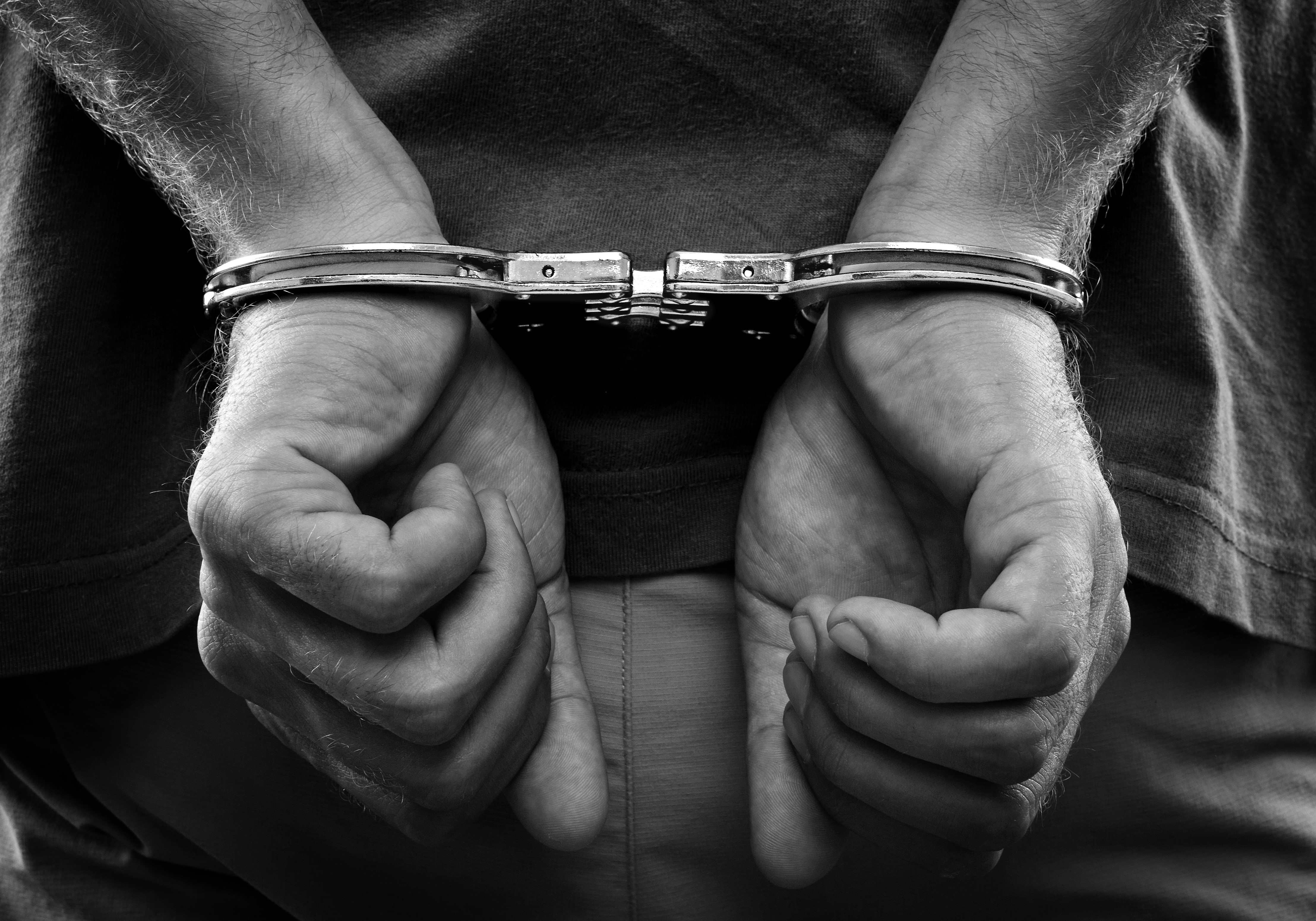 Handcuffed Hands Closeup HD Wallpaper