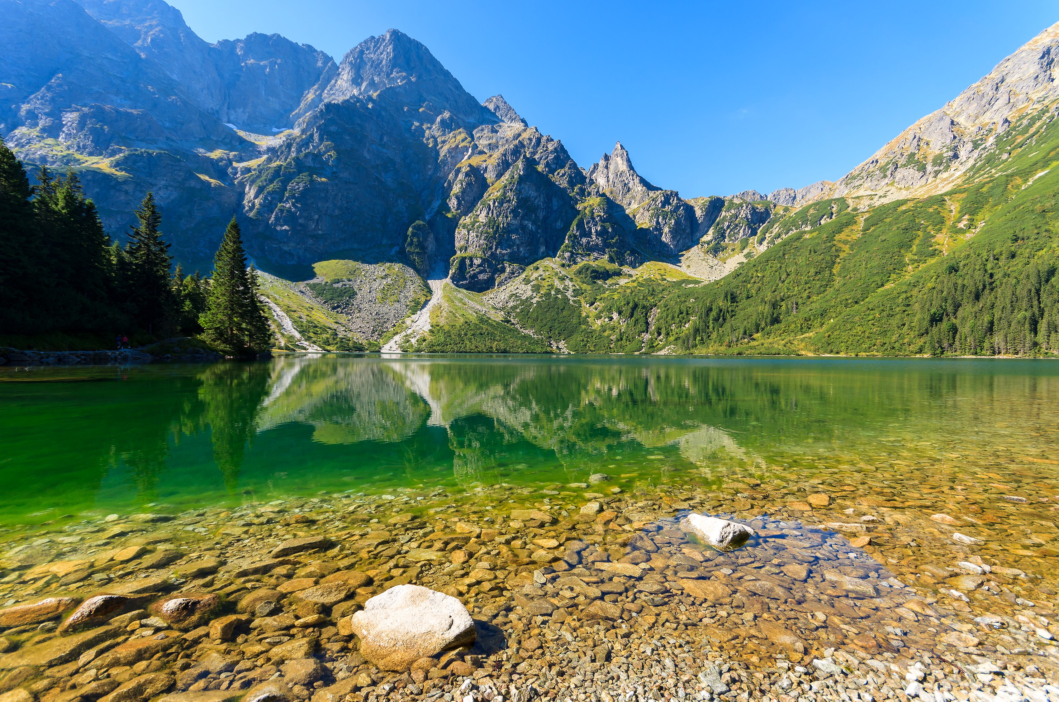 Morskie Oko Lake in Tatra National Park, Poland HD Wallpaper