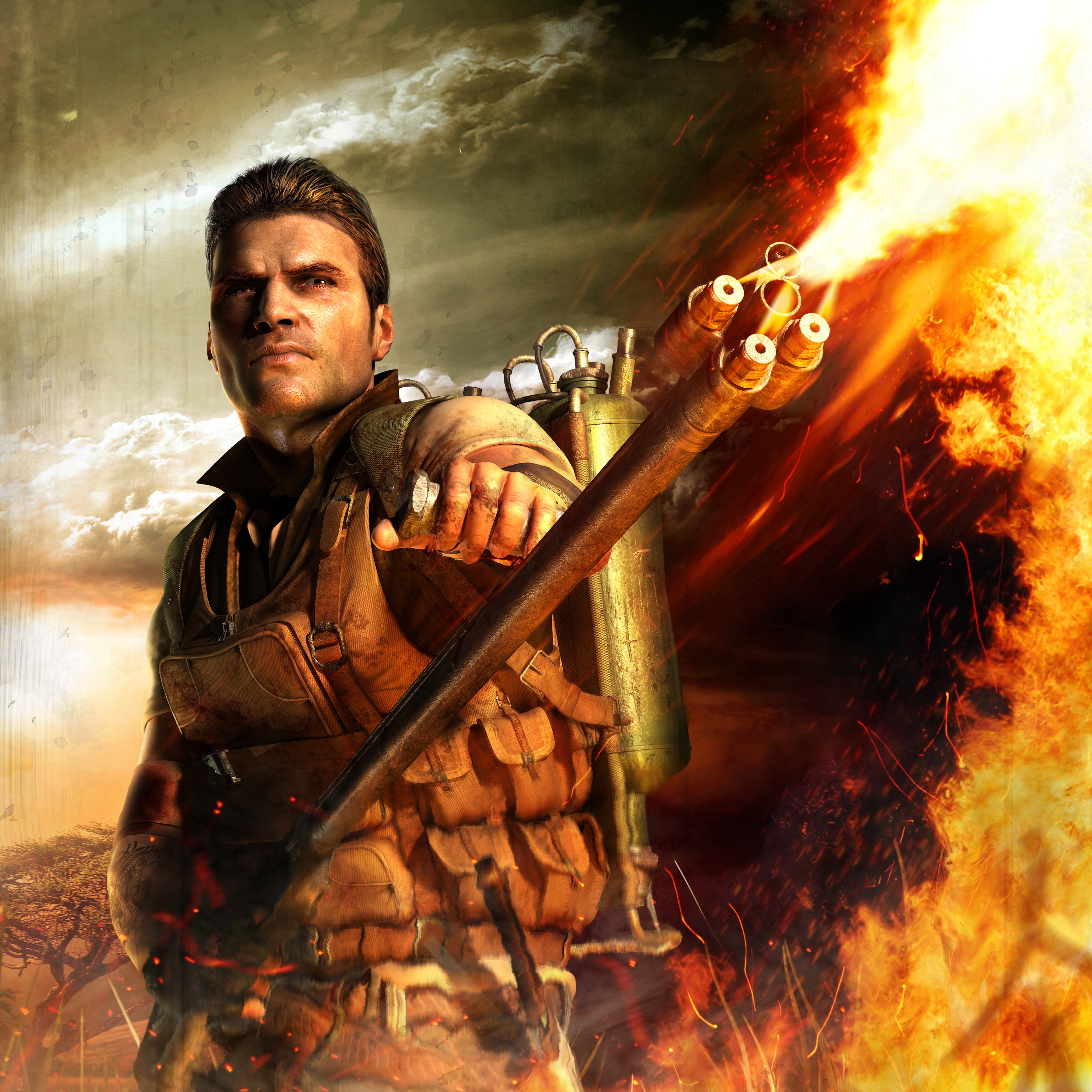 Man with flamethrower from Far Cry HD Wallpaper