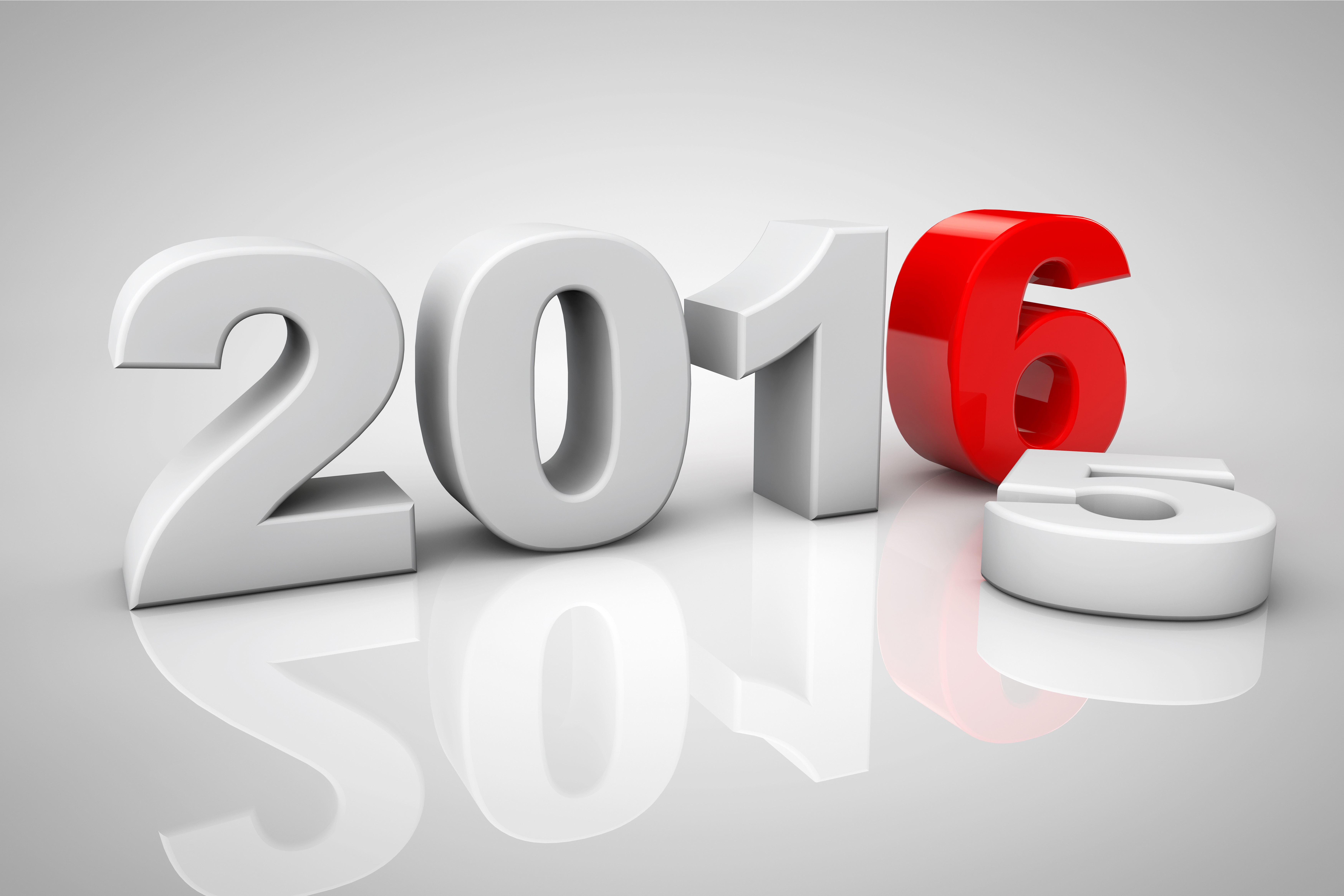 3D numbers 2016 and 2015 HD Wallpaper