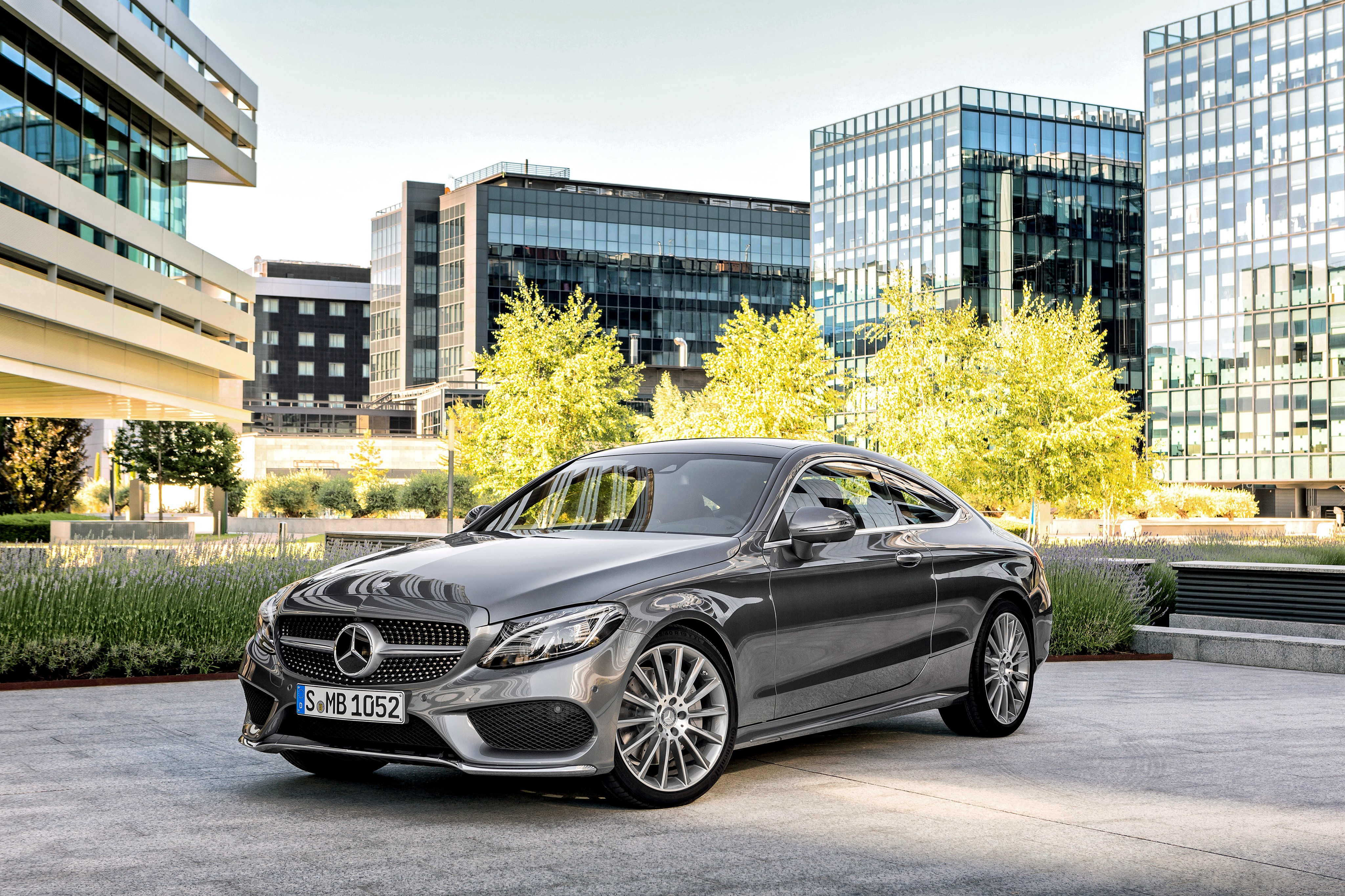 4K Mercedes-Benz C-Class C205 Coupe HD Wallpaper