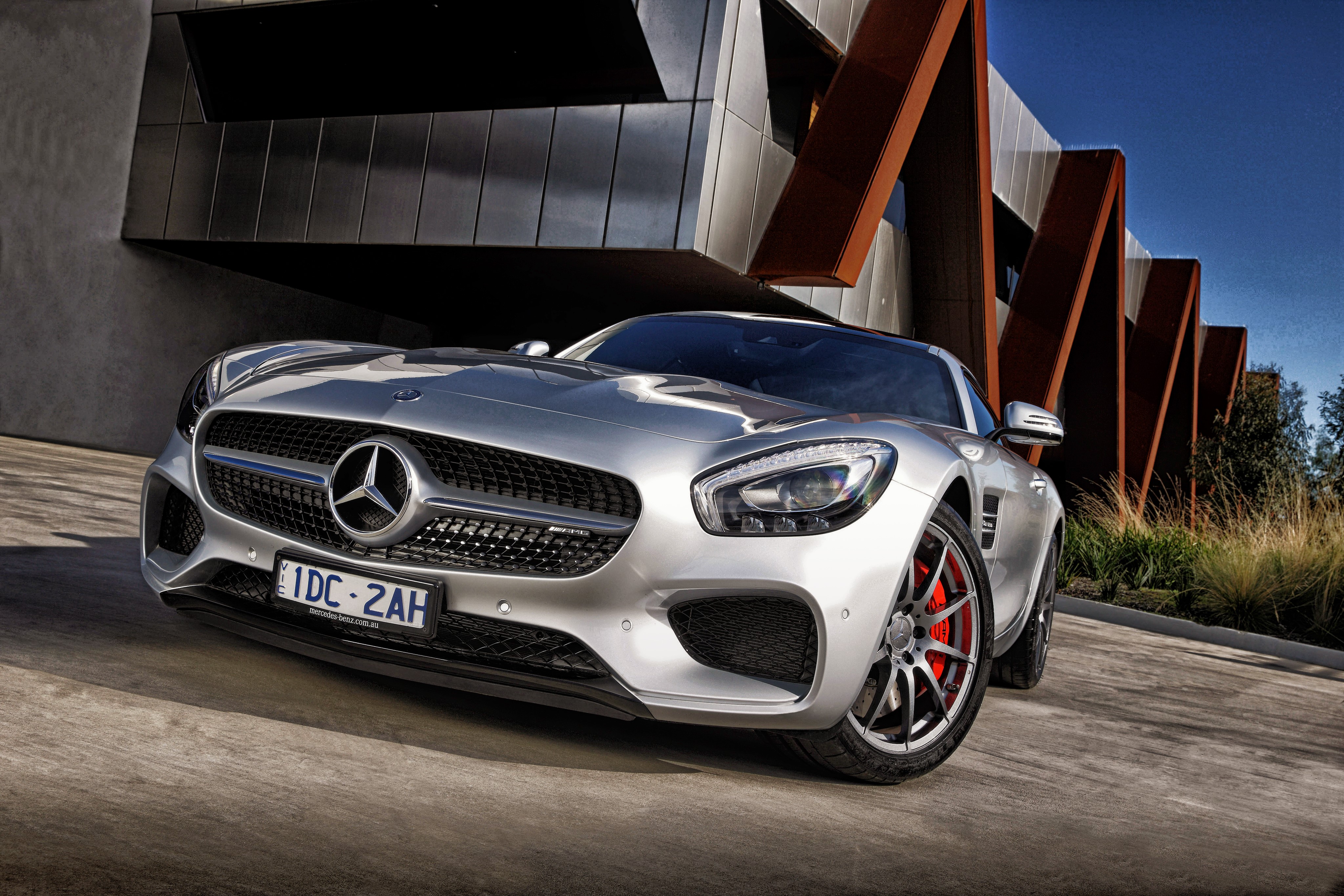 Mercedes-Benz AMG GT S C190 Front View HD Wallpaper