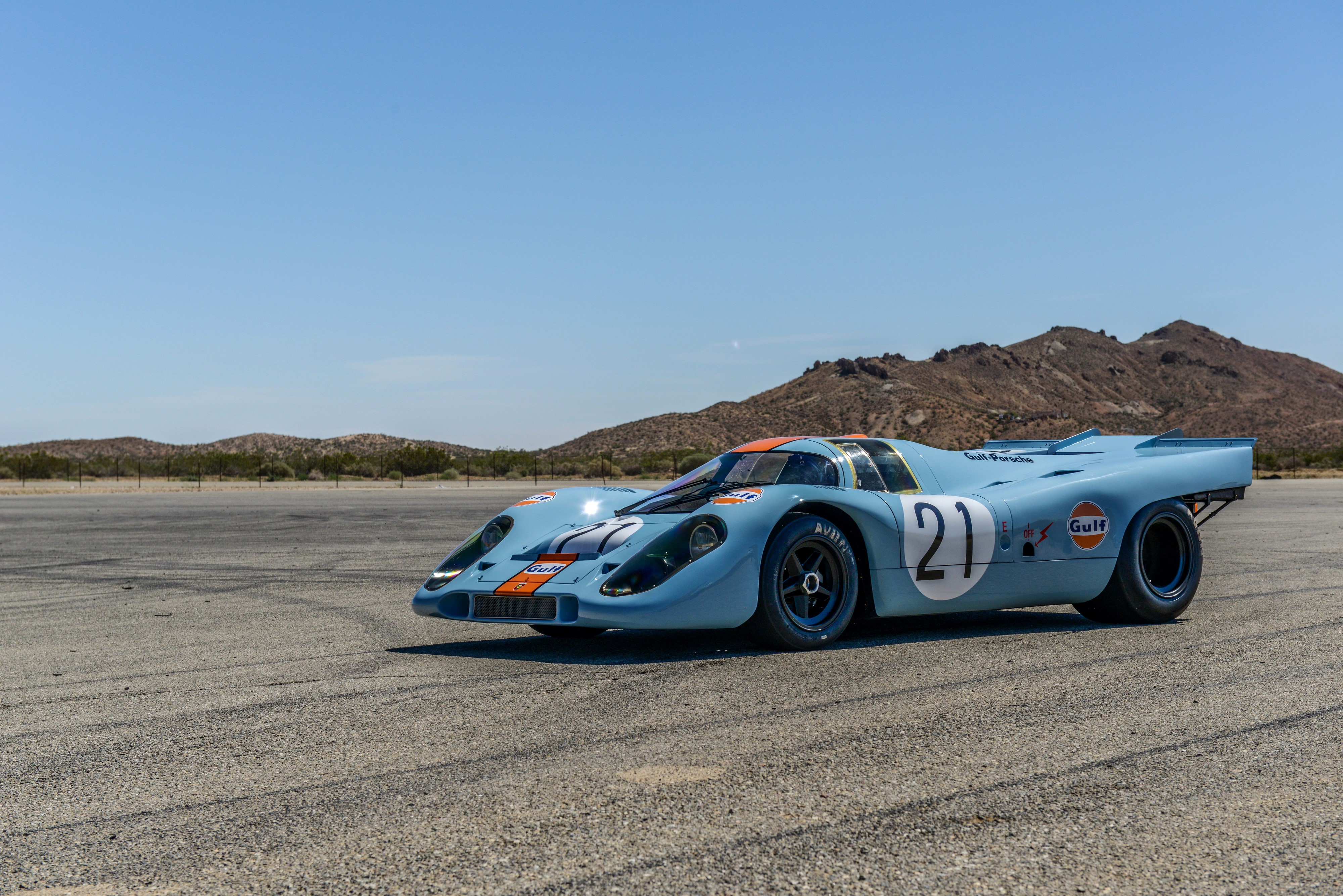 1971 Porsche 917K Gulf race car HD Wallpaper