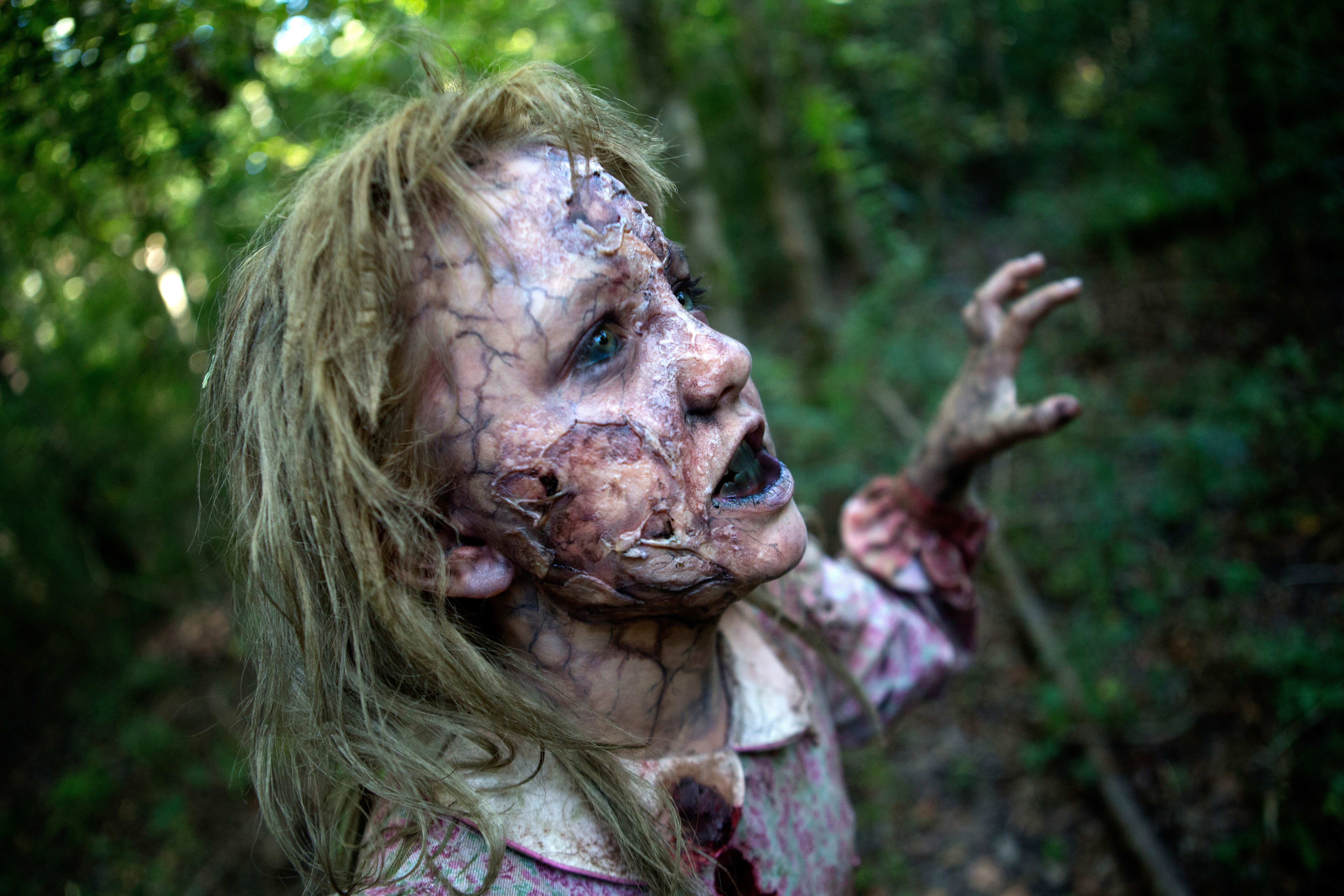 Zombie girl from The Walking Dead HD Wallpaper