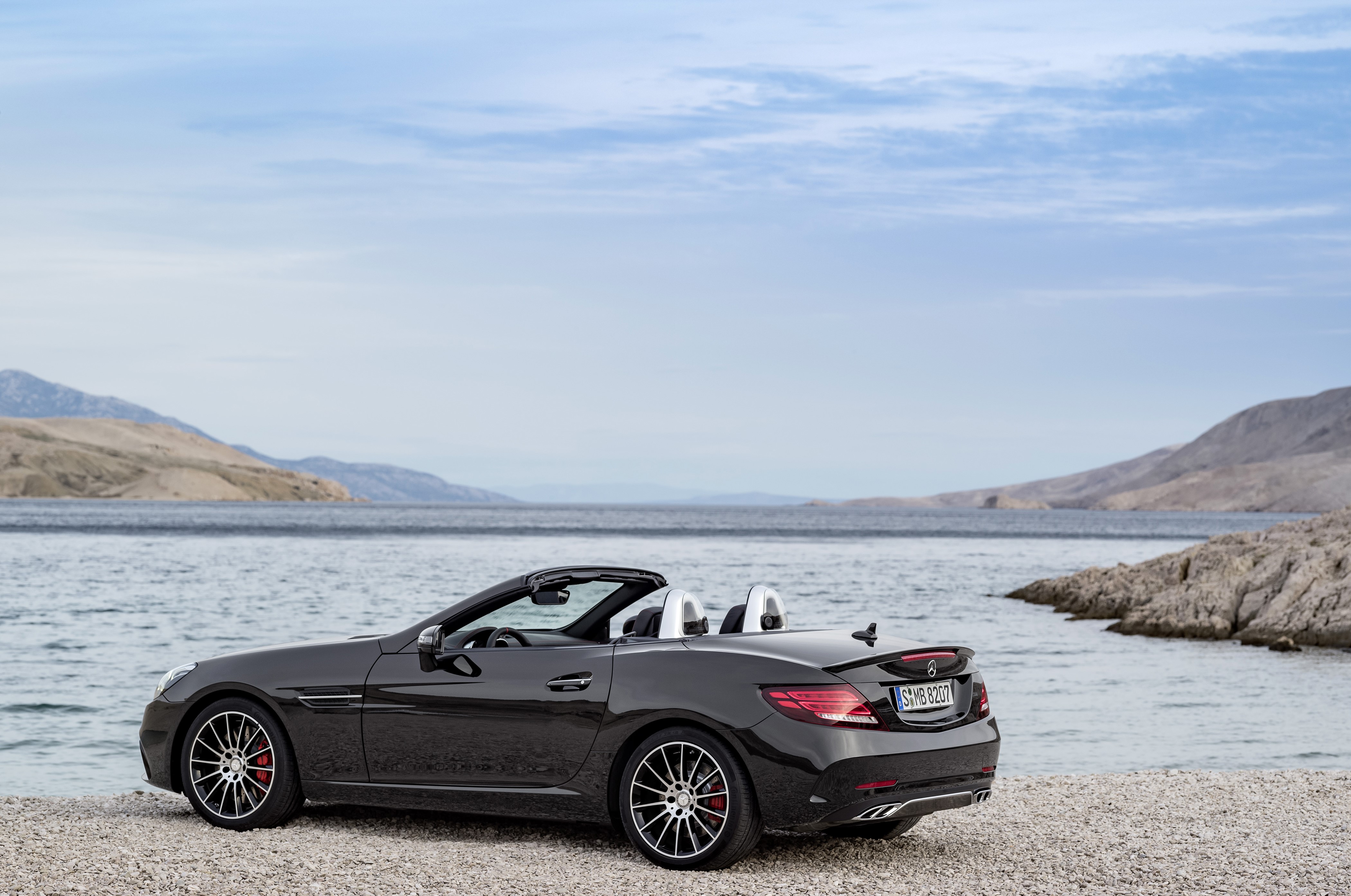 2016 Mercedes-AMG SLC 43 Cabriolet on a Coast HD Wallpaper