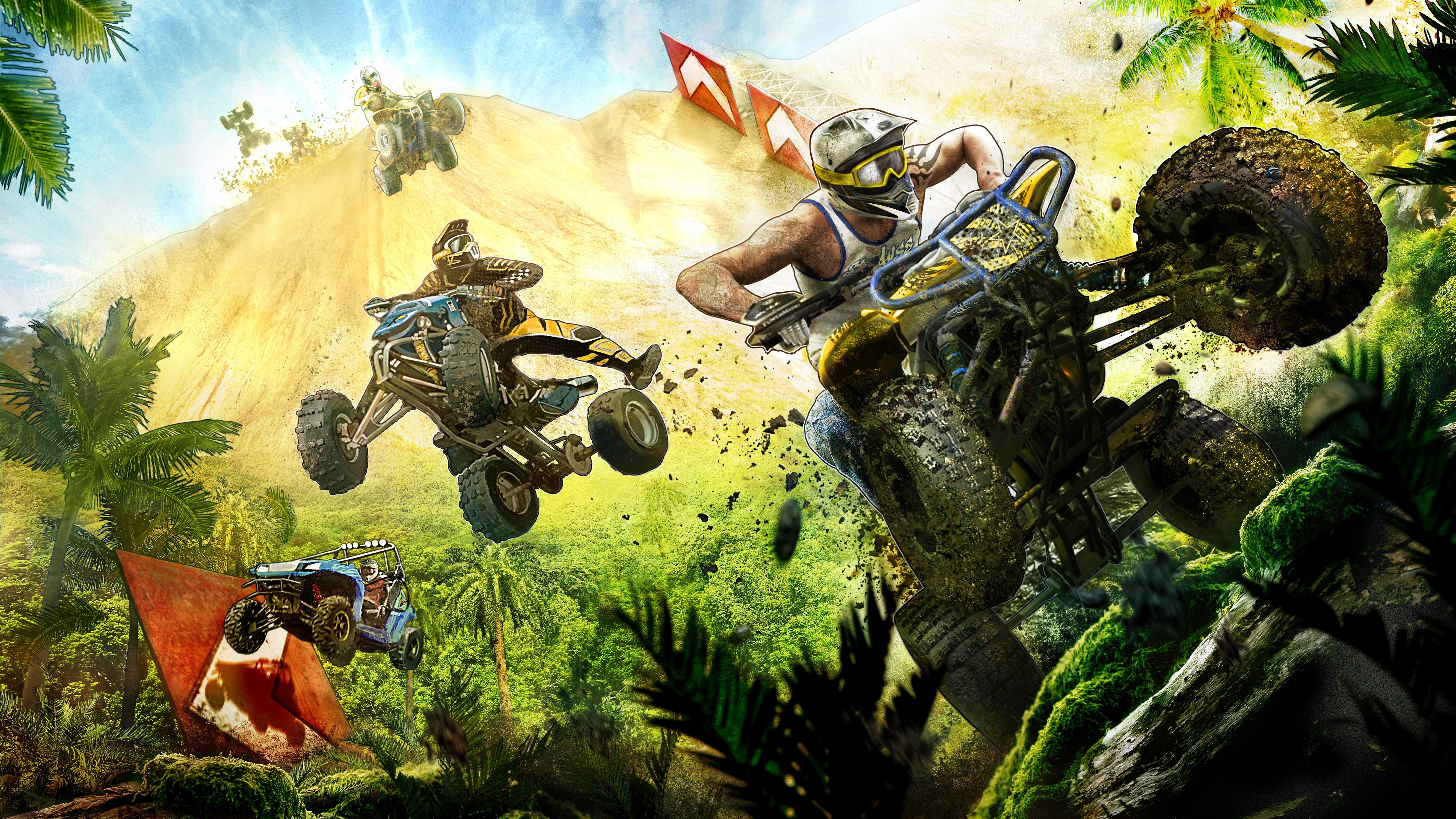 Mad Riders 4K ATV Race HD Wallpaper