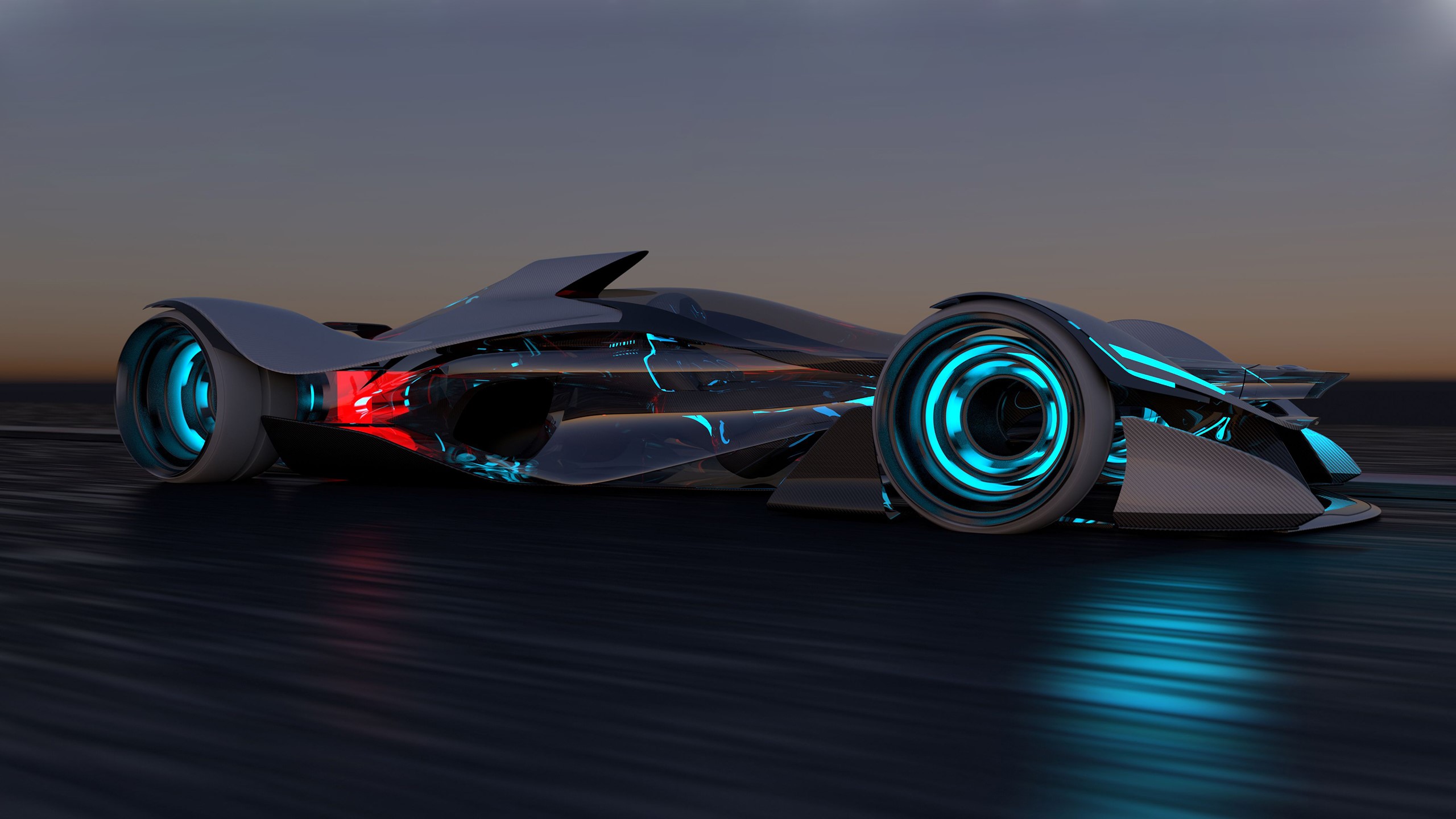2014 Synaptiq Concept car in motion HD Wallpaper