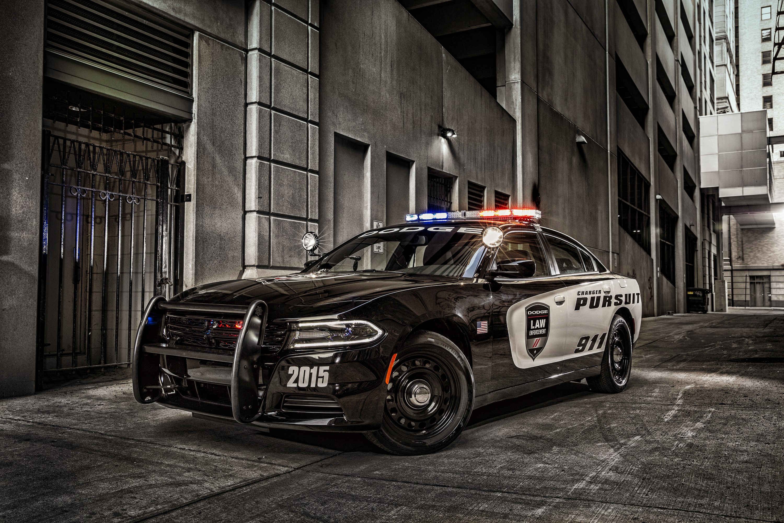 2015 Dodge Charger Pursuit Police Car HD Wallpaper