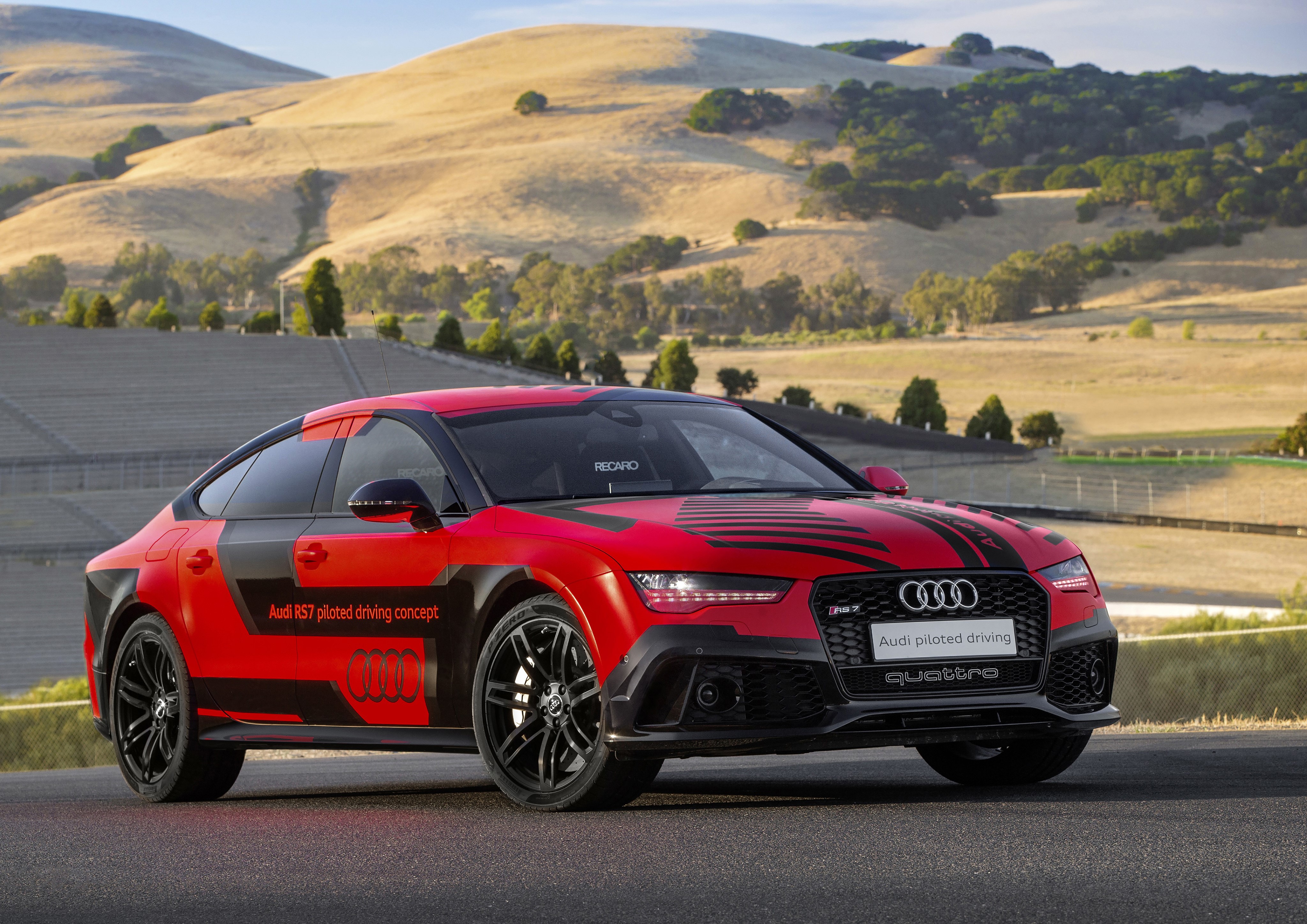 Audi RS 7 Sportback piloted driving concept HD Wallpaper