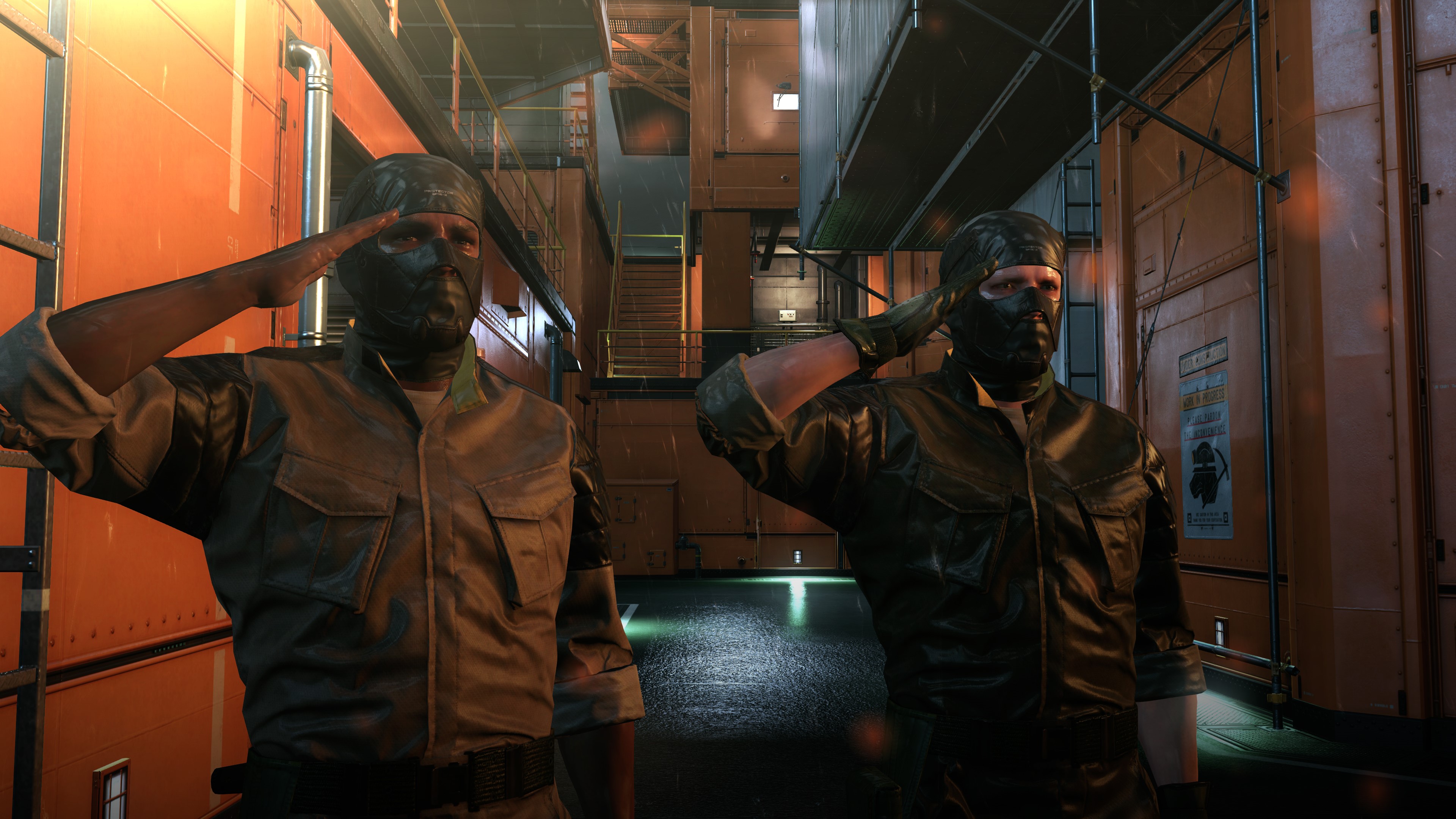 Two Men in Masks from Metal Gear HD Wallpaper
