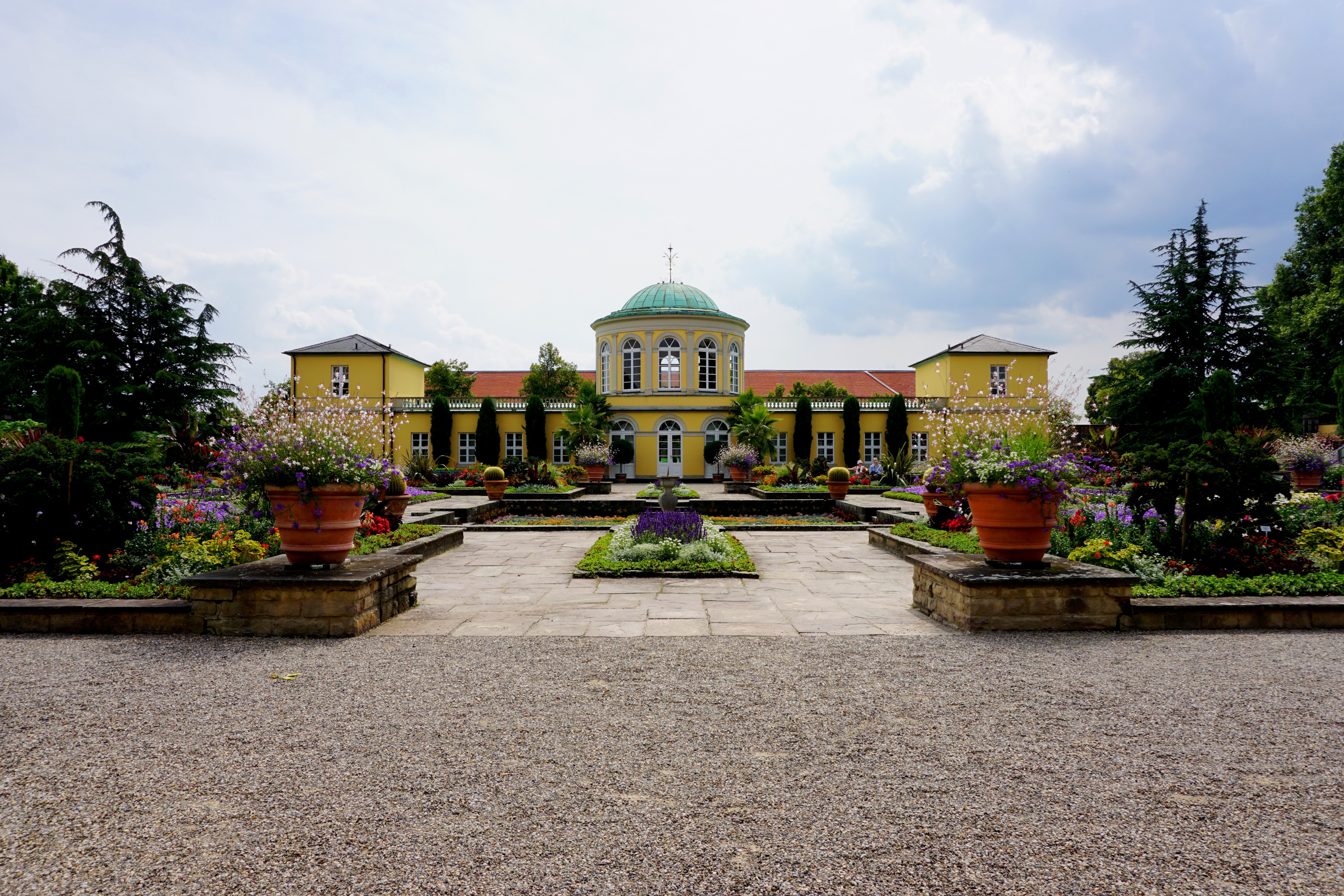 Hannover Herrenhausen Palace Germany Landscape Design HD Wallpaper