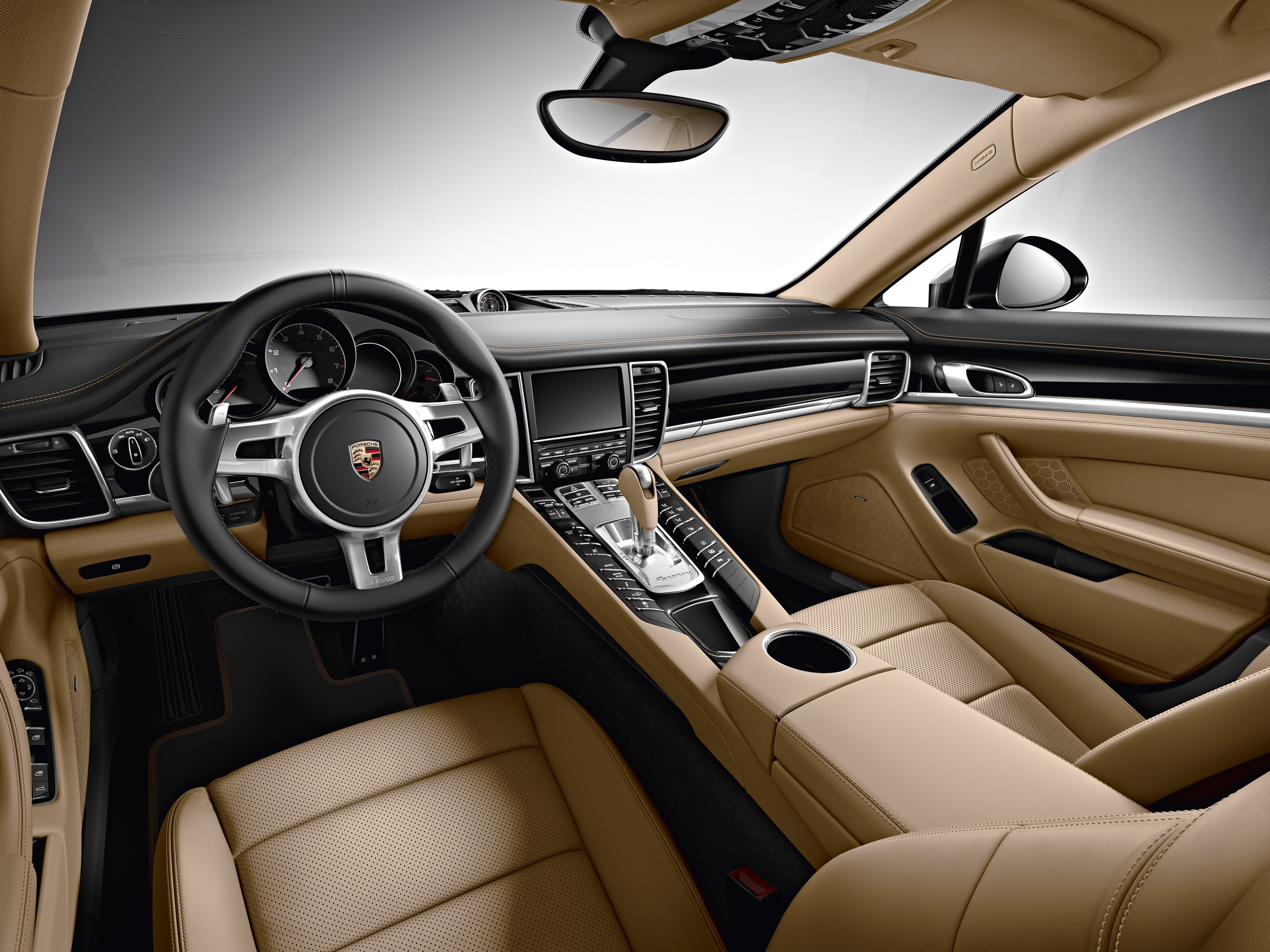 Porsche Panamera Interior HD Wallpaper