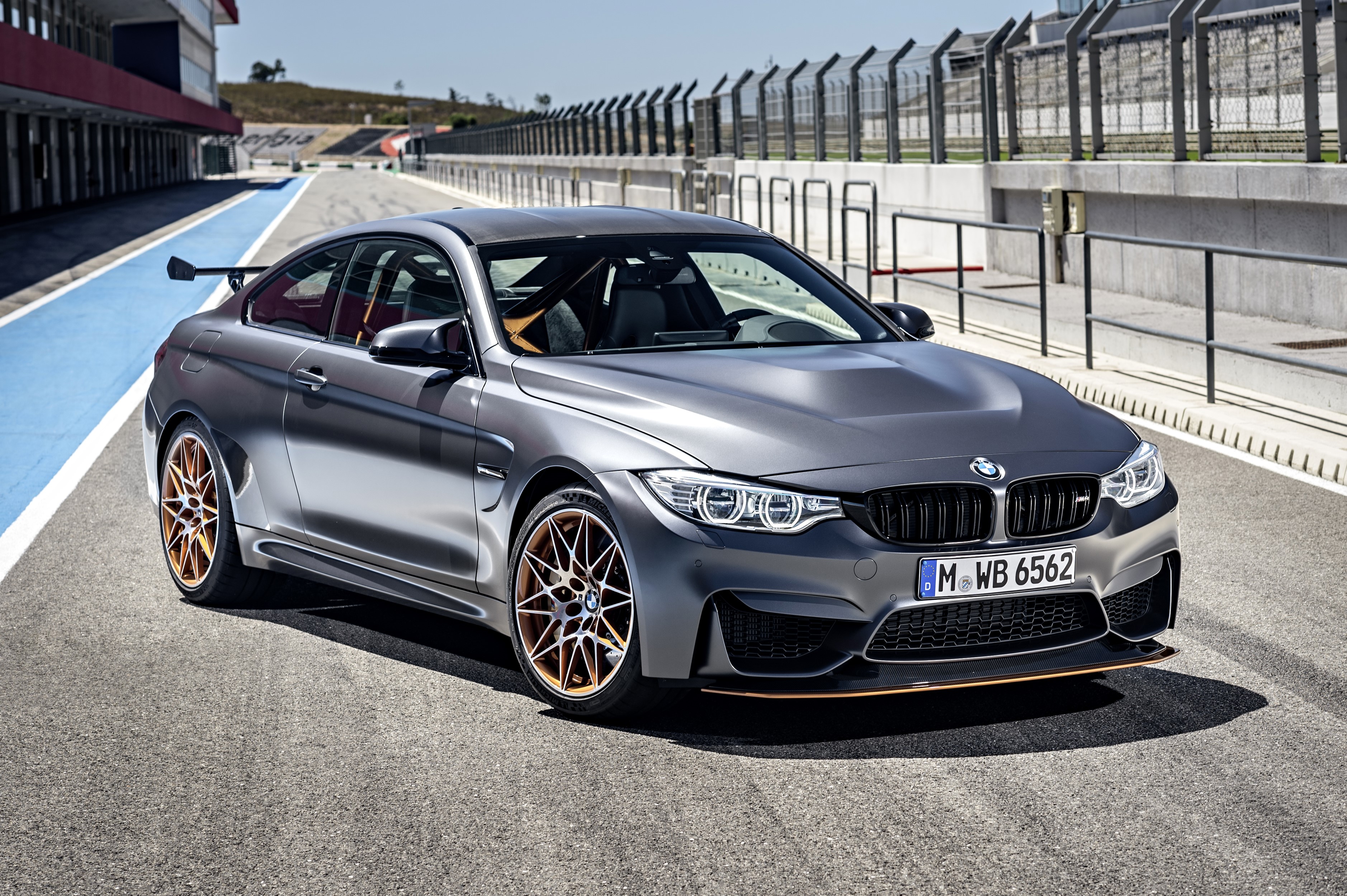 2016 BMW M4 GTS on a Race Track HD Wallpaper