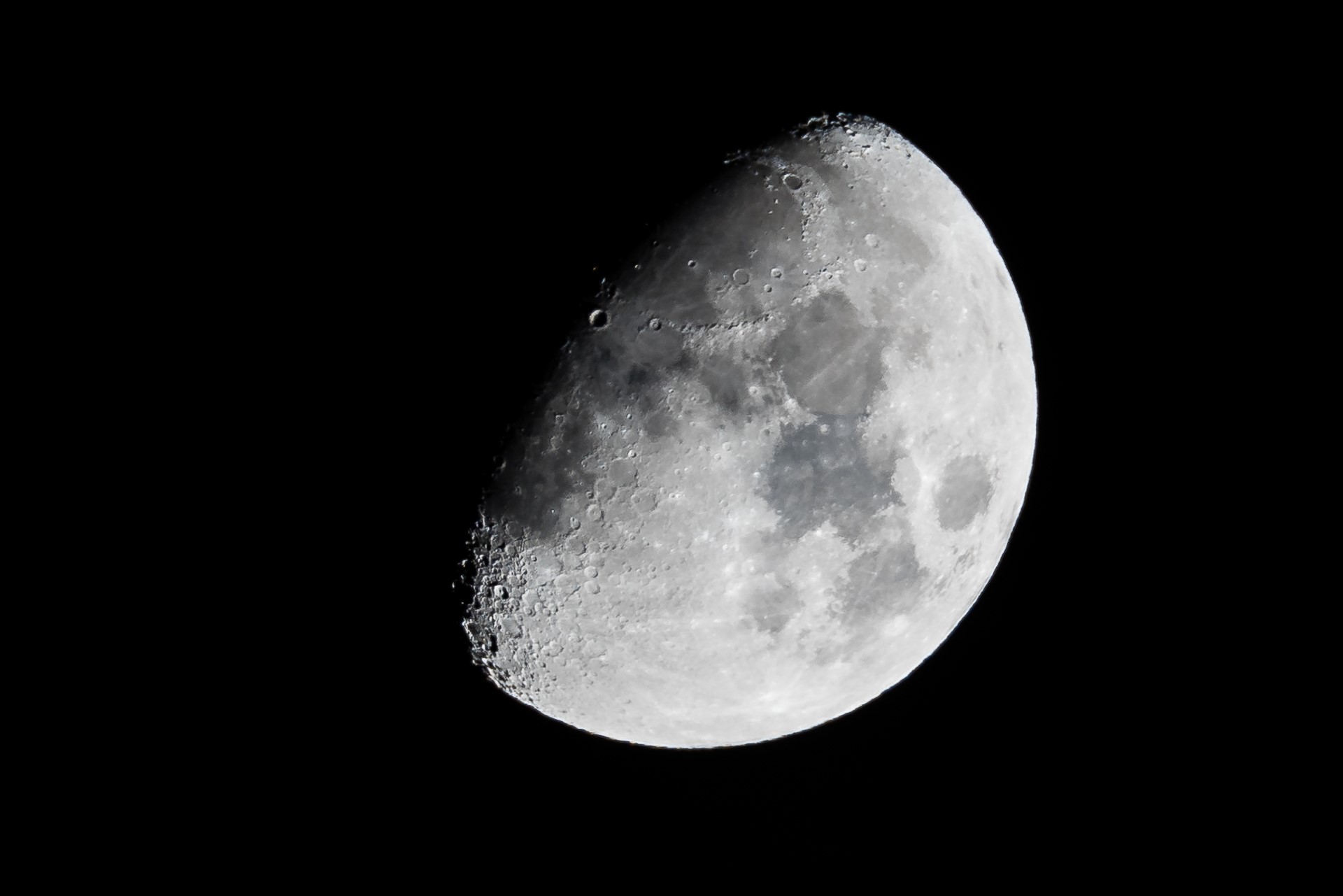 Closeup of the Moon HD Wallpaper