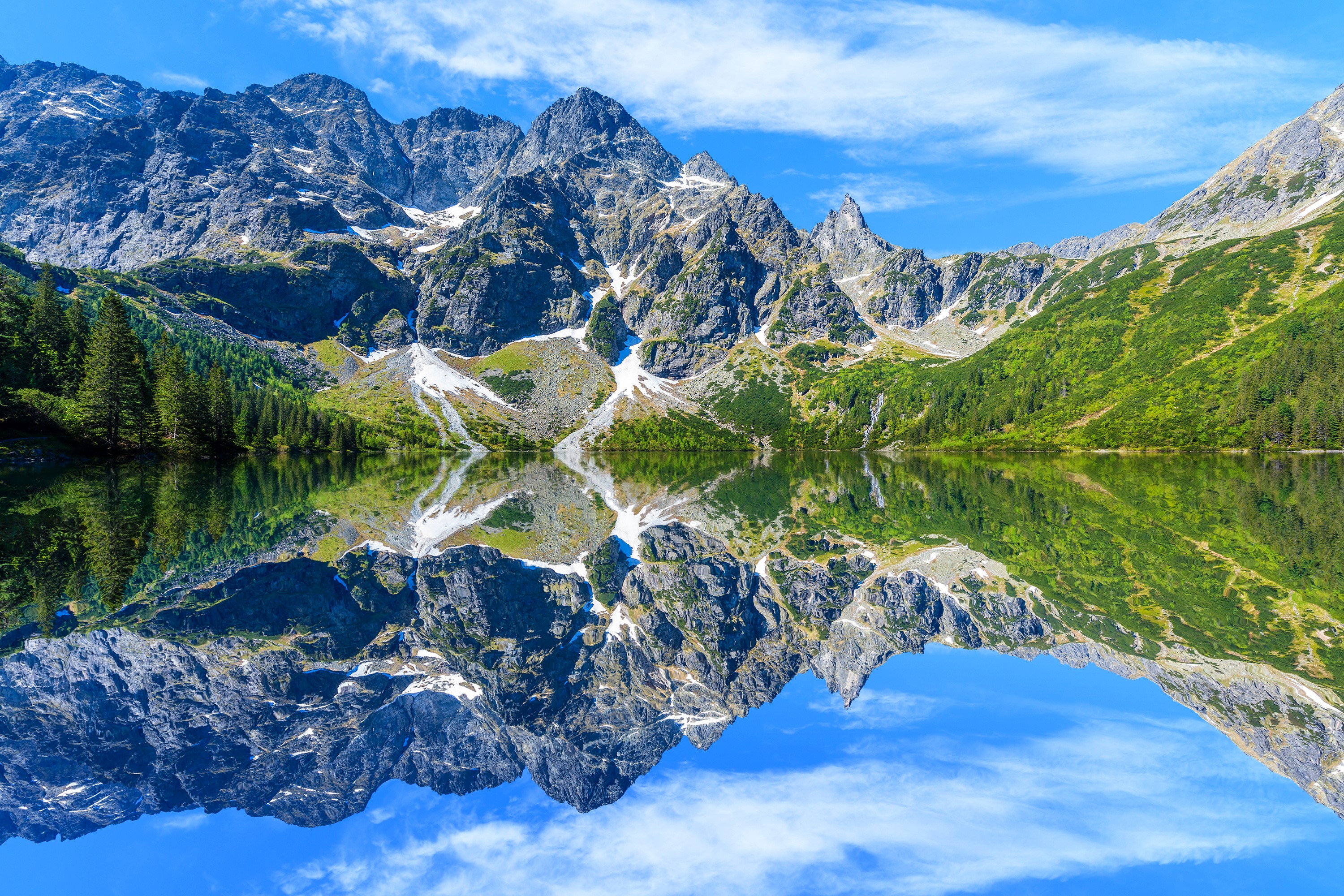Morskie Oko Lake in Tatra Mountains, Poland HD Wallpaper