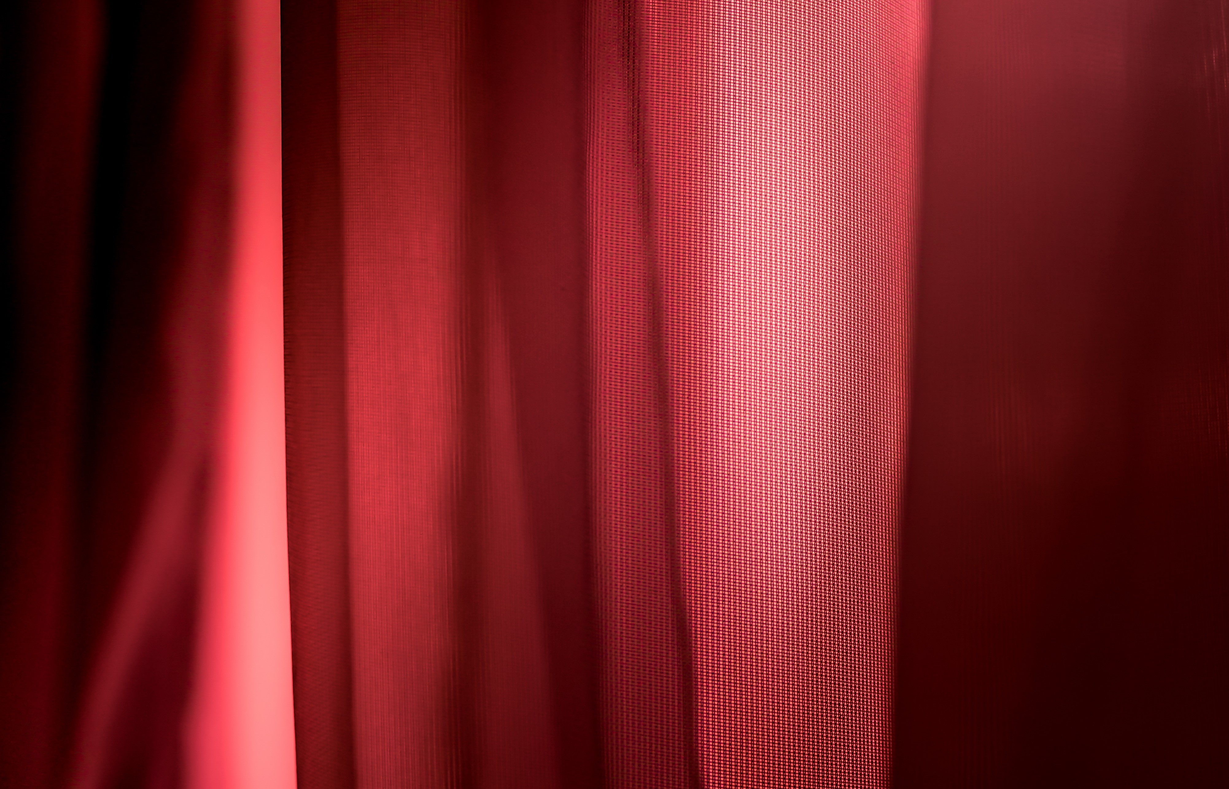 Red Textured Fabric HD Wallpaper