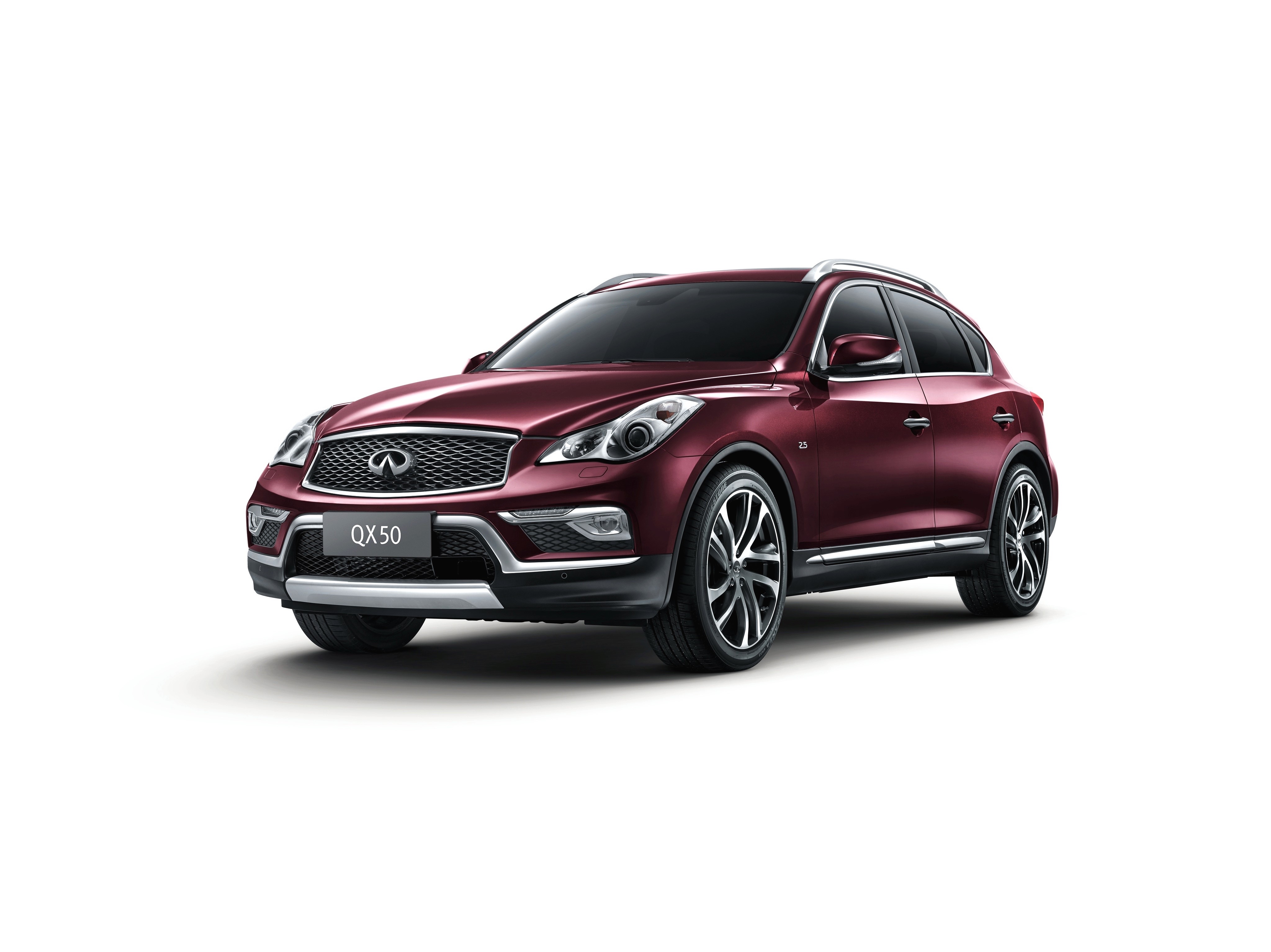 Infiniti QX50 CN-spec in wine color HD Wallpaper