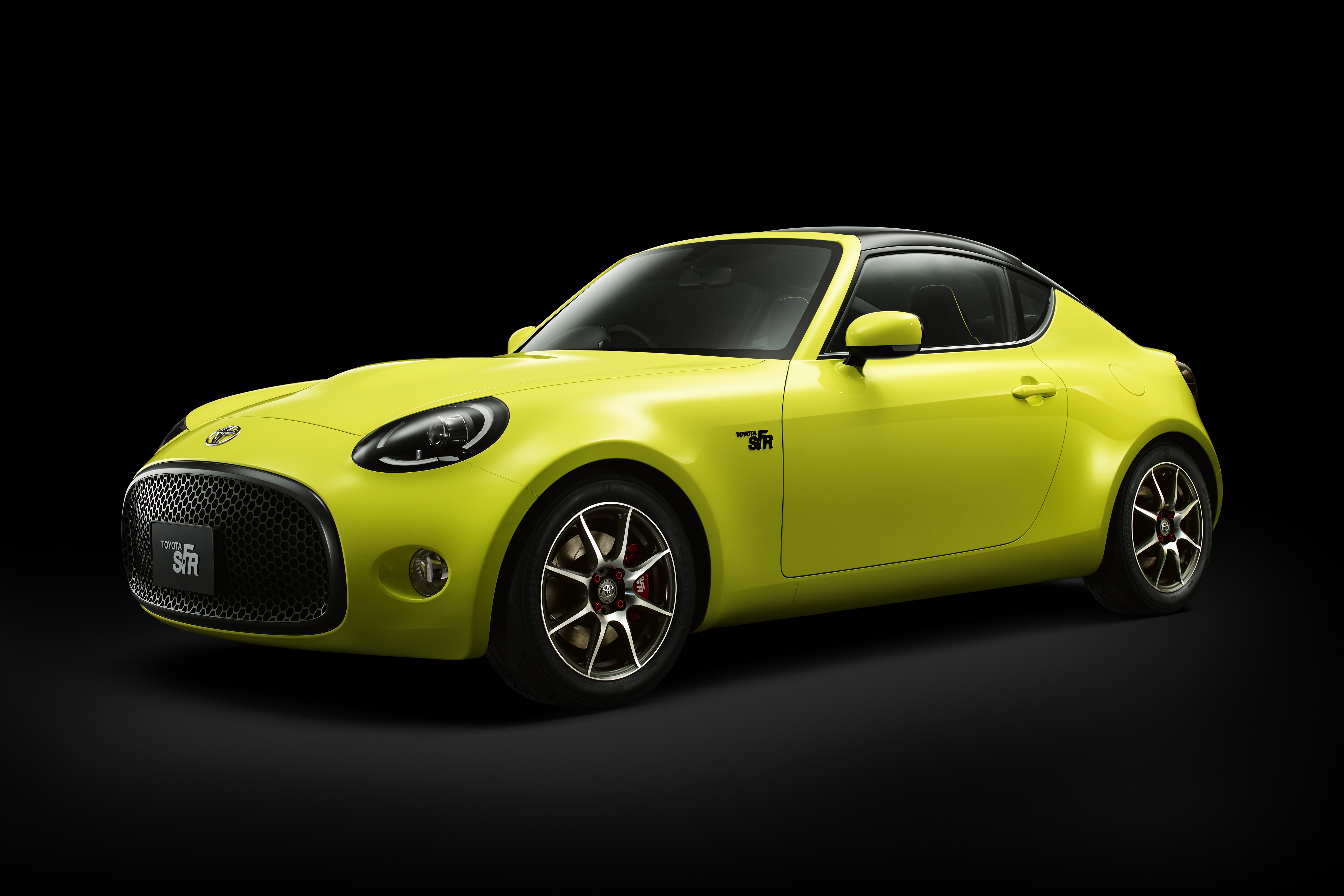 Yellow Toyota S-FR 2015 HD Wallpaper