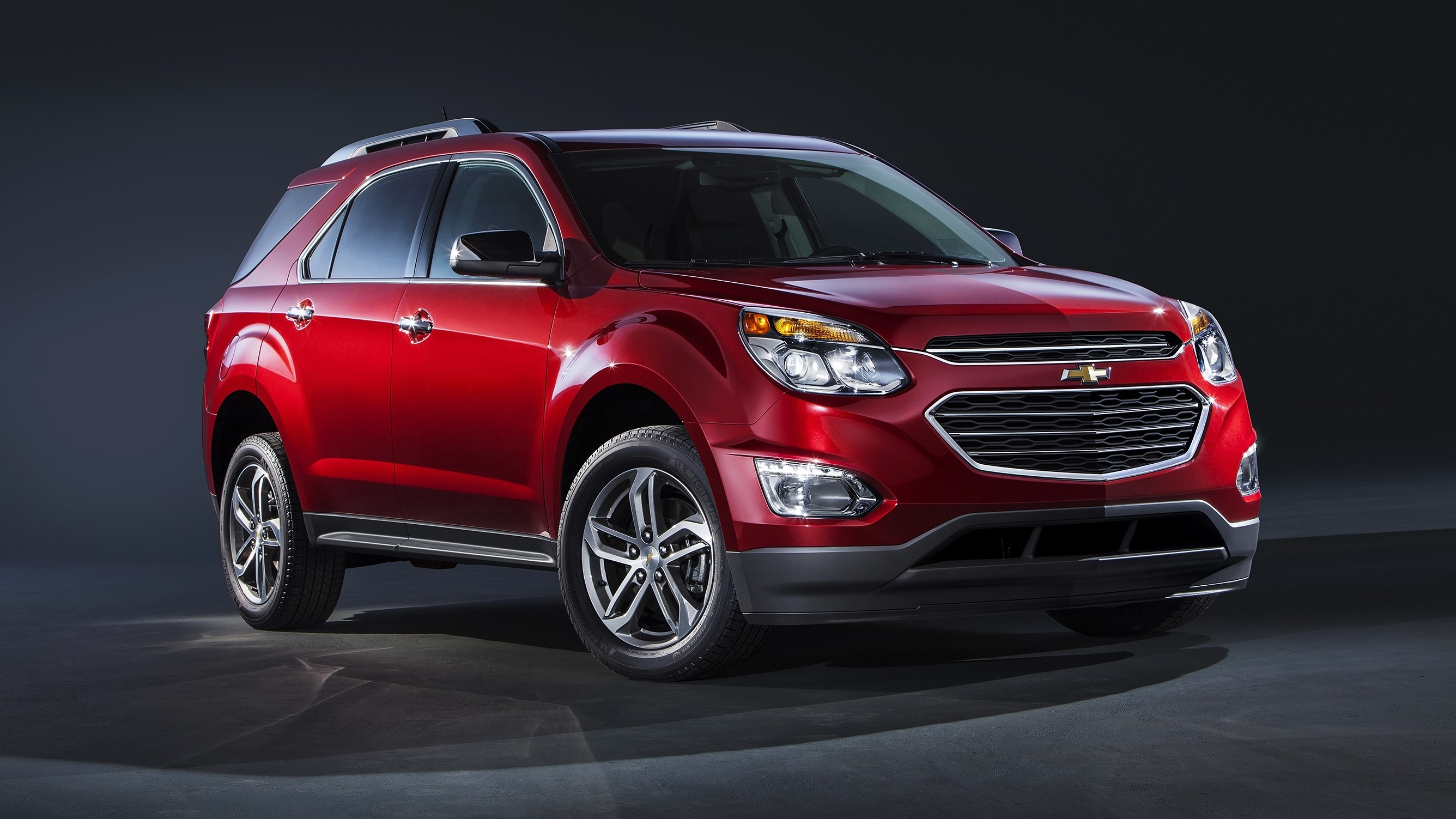 Red Chevrolet Equinox SUV HD Wallpaper