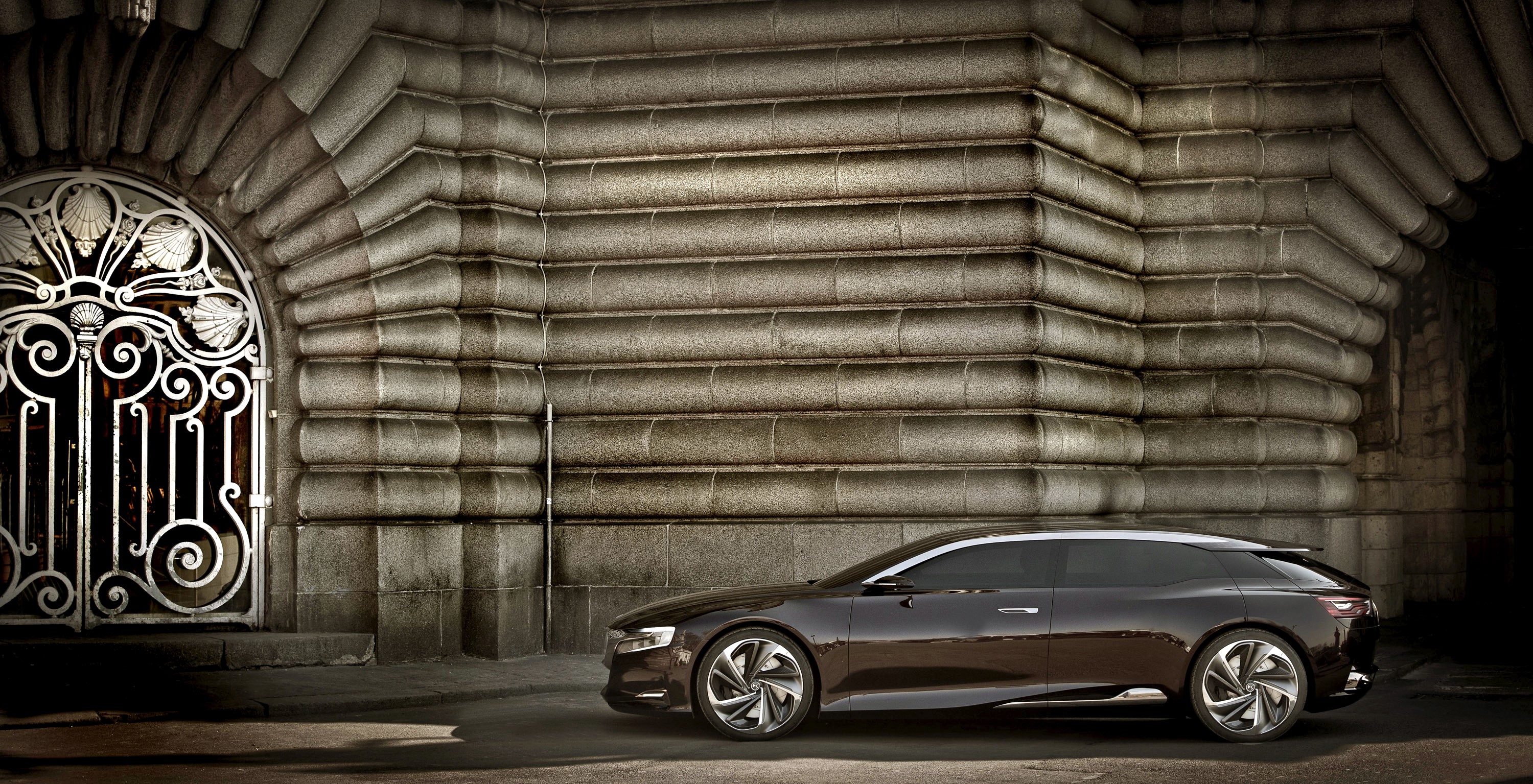 Citroen Numero 9 Concept car side view HD Wallpaper