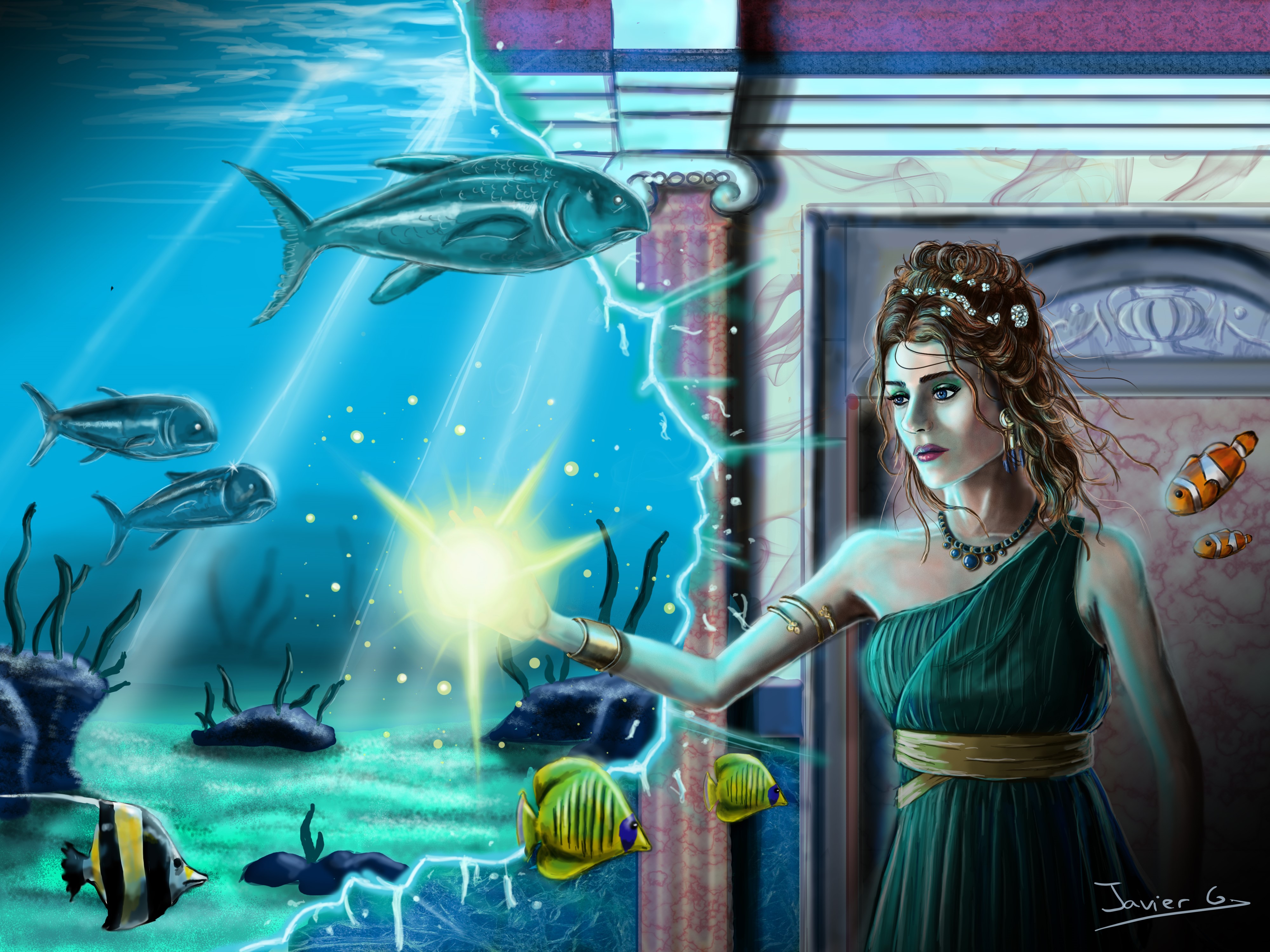 4K Magic Underwater World HD Wallpaper