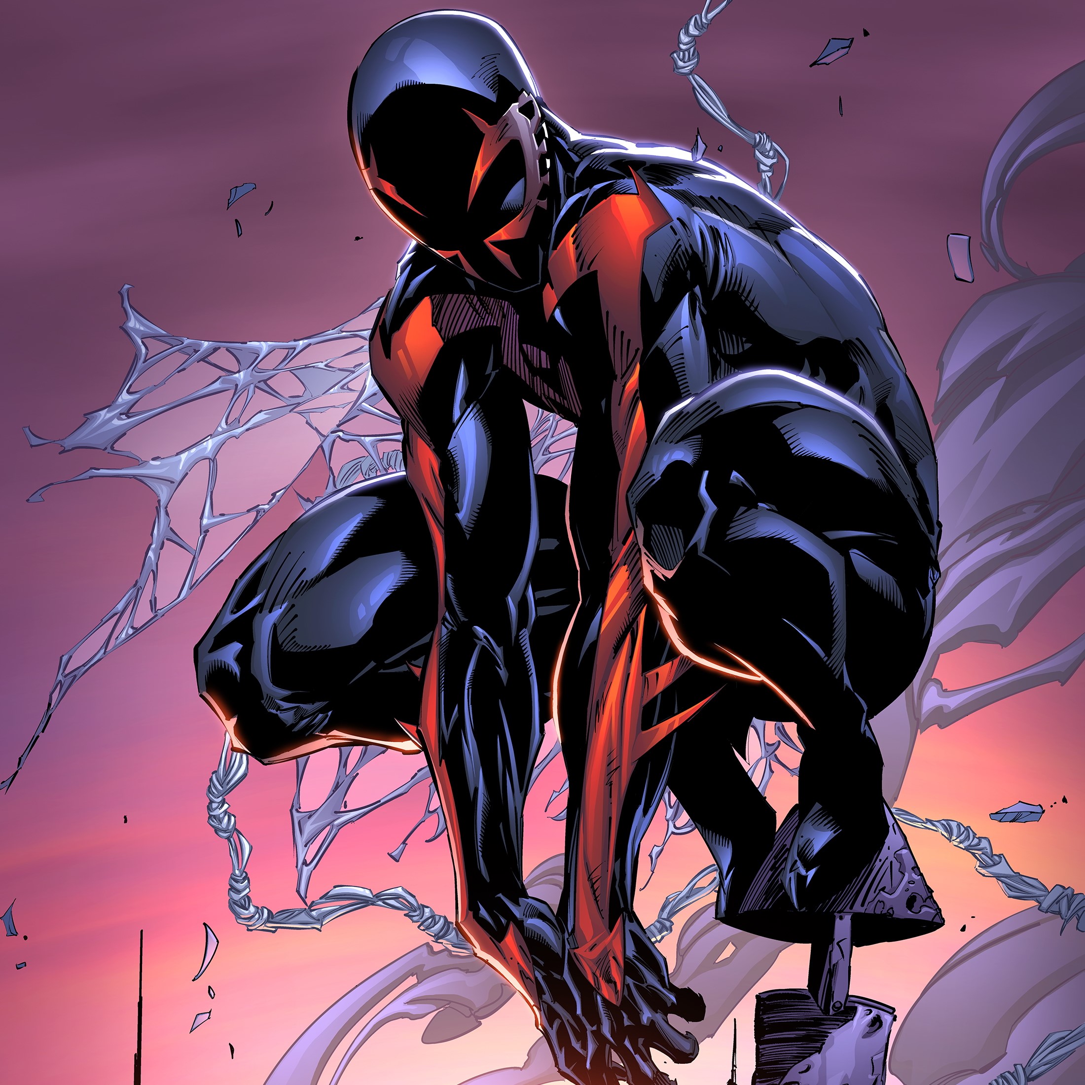 Spider-Man 2099 from Marvel Comics HD Wallpaper