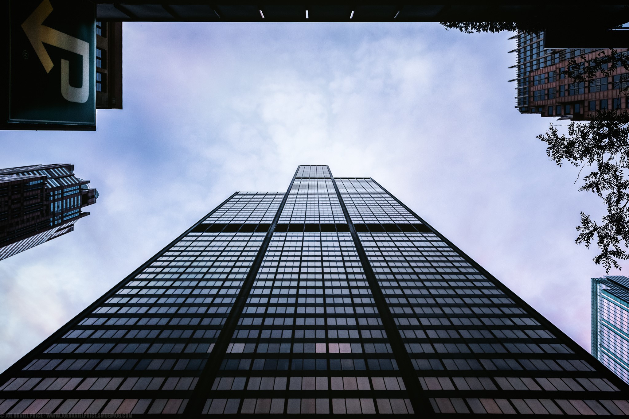 Willis Tower and other skyscrapers in Chicago HD Wallpaper