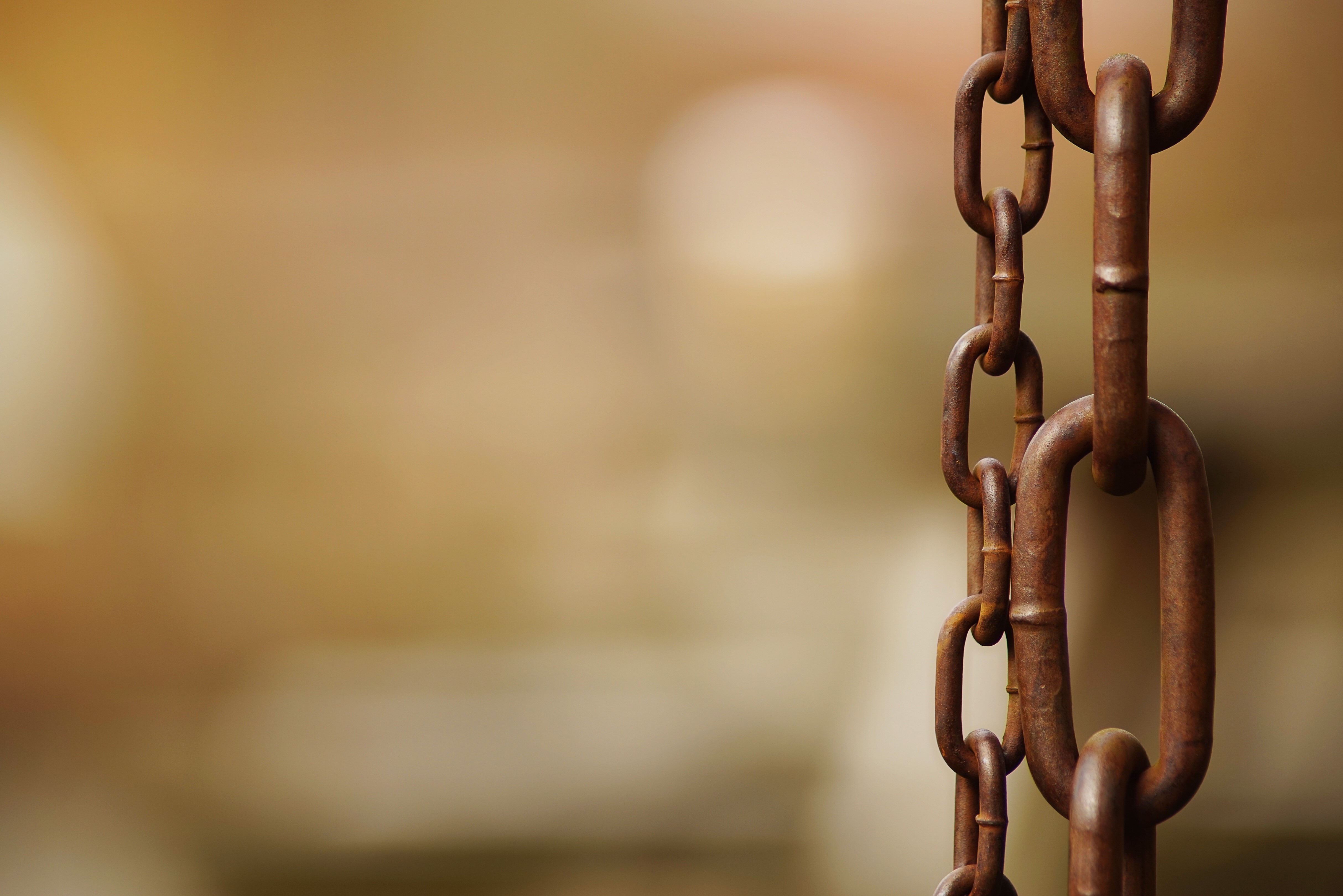 Rusty Chain Links HD Wallpaper