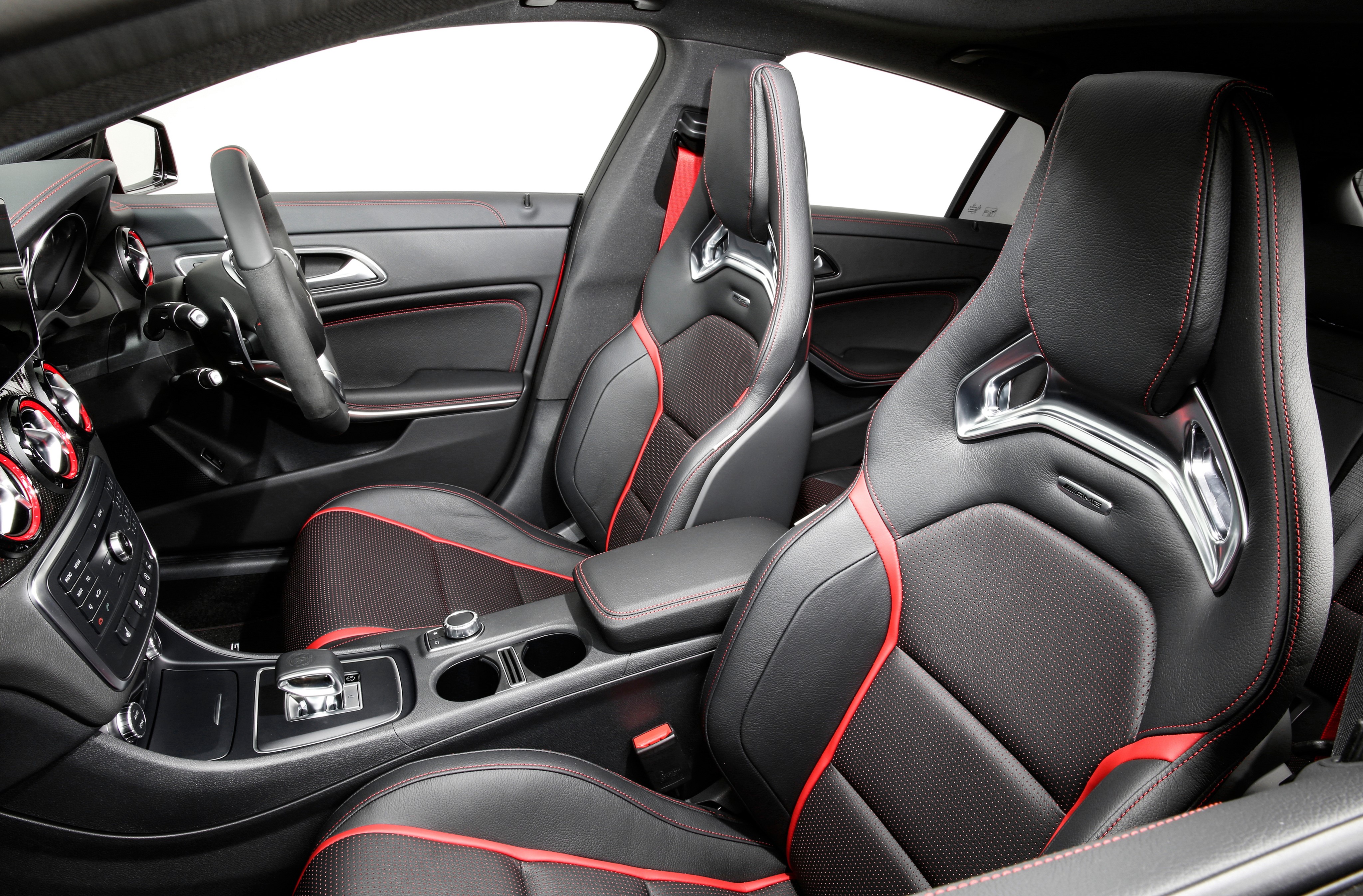 4K 2015 Mercedes-Benz AMG CLA 45 Shooting Brake Interior HD Wallpaper