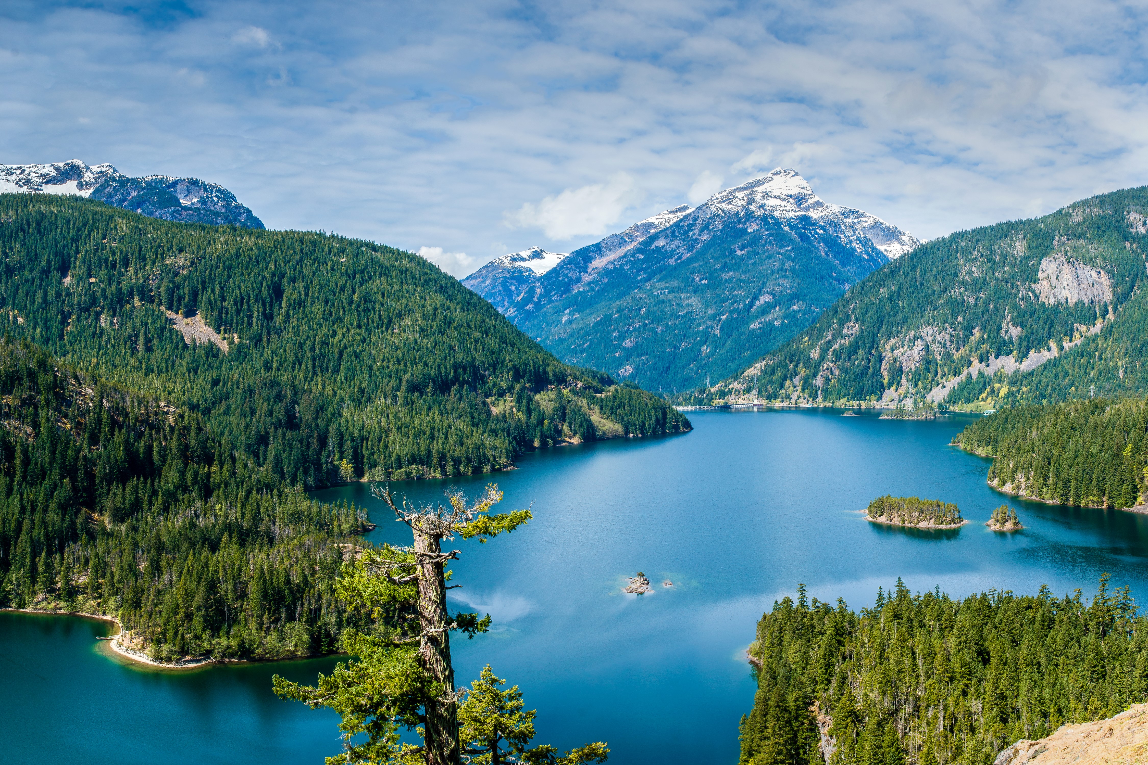 Diablo Lake, USA HD Wallpaper