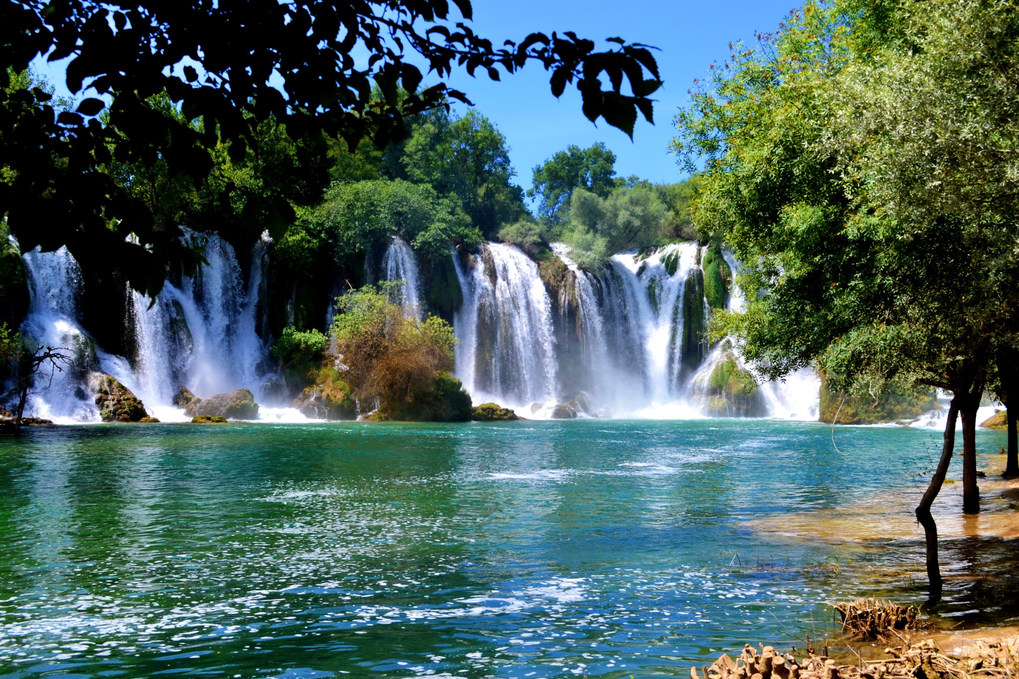 Kravice Waterfalls in Bosnia and Herzegovina HD Wallpaper