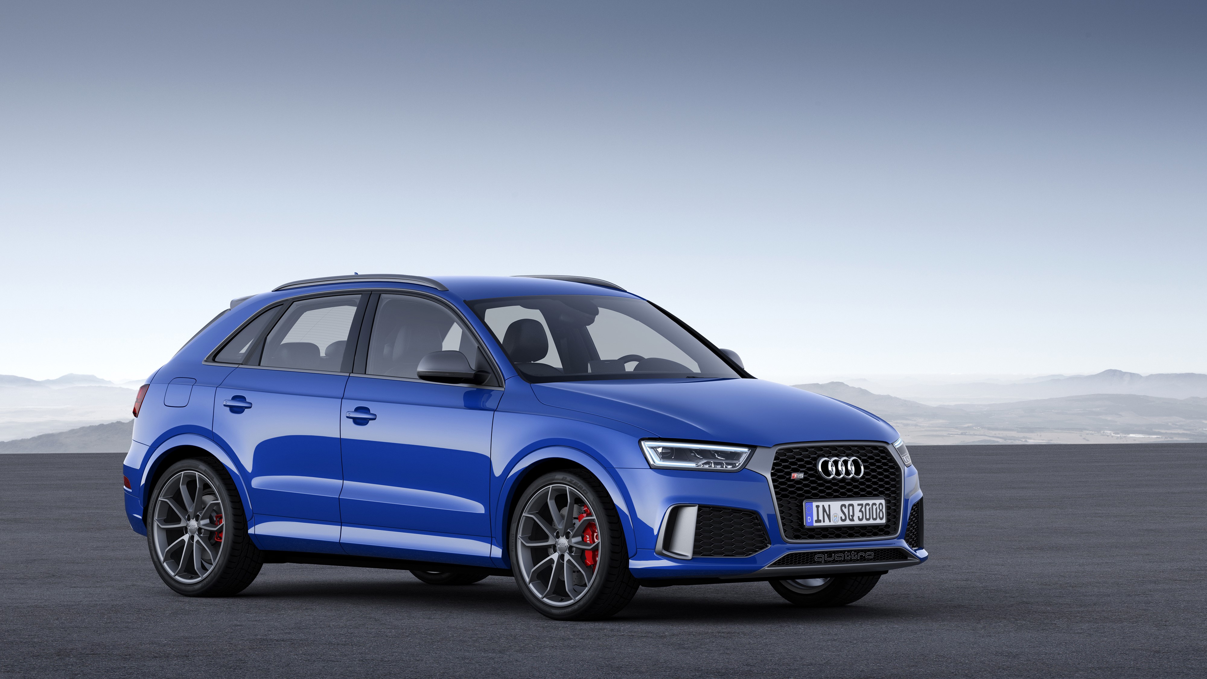 2016 Audi RS Q3 Amplified in Light Blue Metallic HD Wallpaper