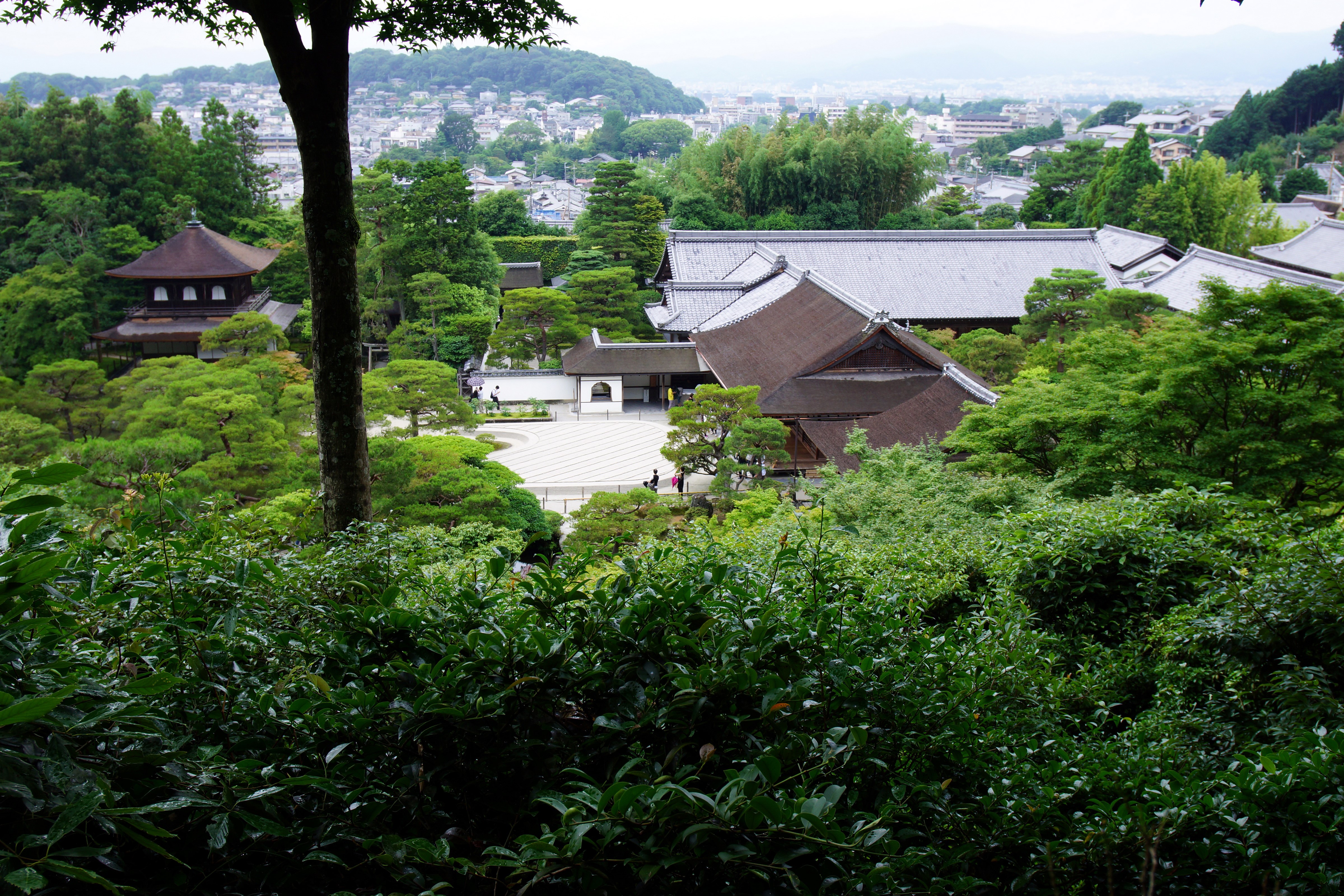 Ginkaku-ji Temple and Gardens in Kyoto, Japan HD Wallpaper