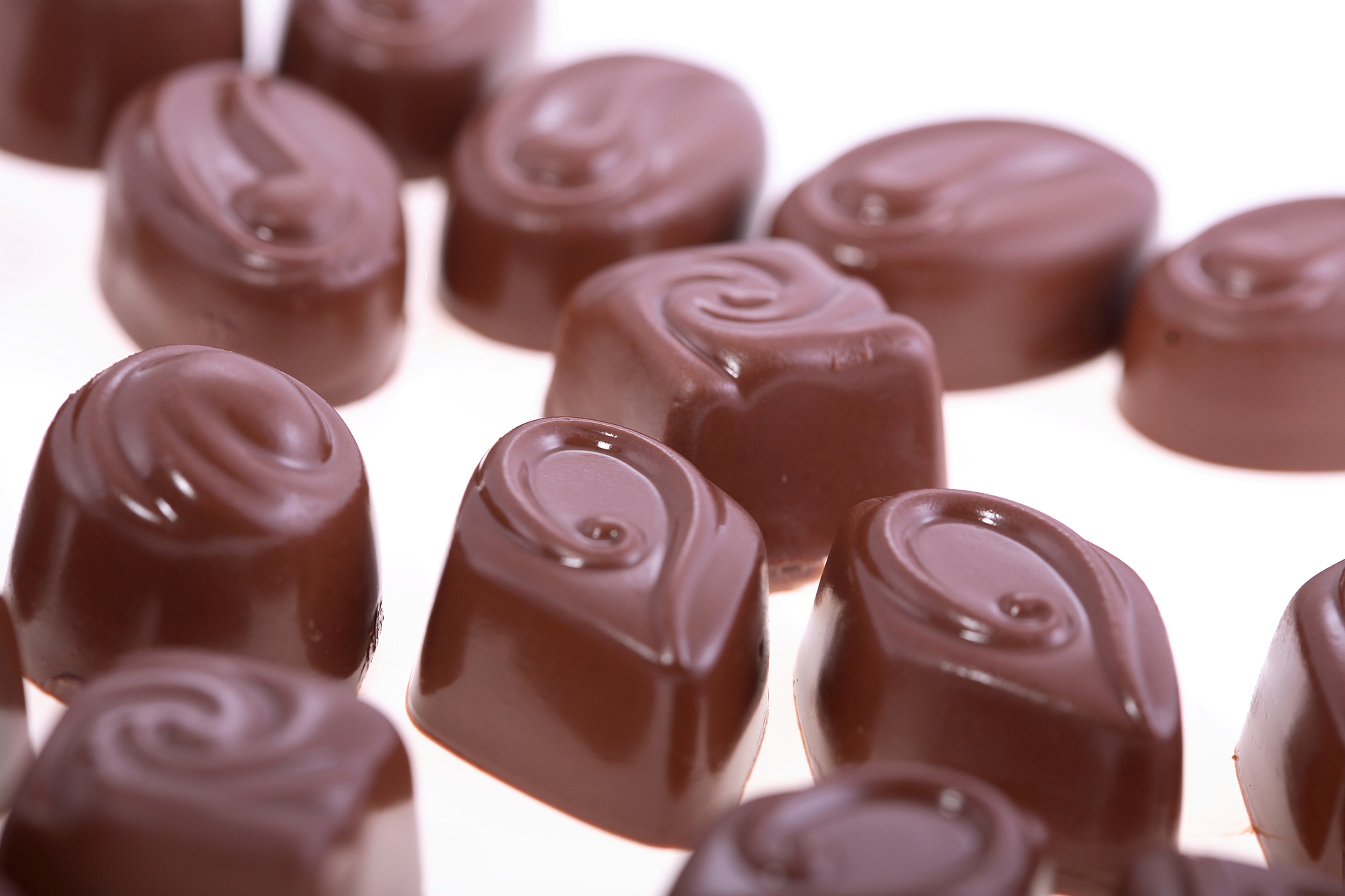 Assortment of Chocolate Candies HD Wallpaper