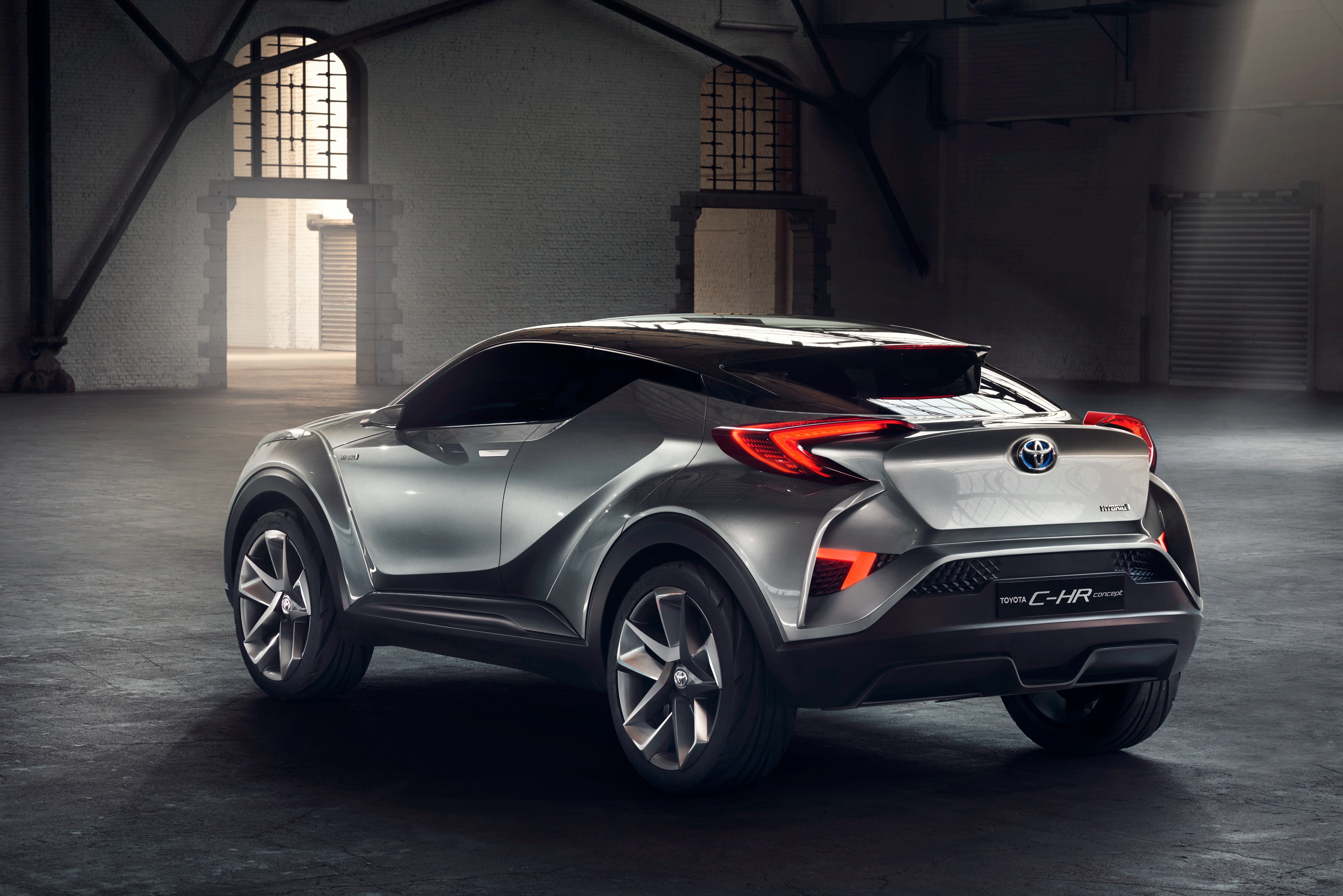 Toyota C-HR Concept car back view HD Wallpaper