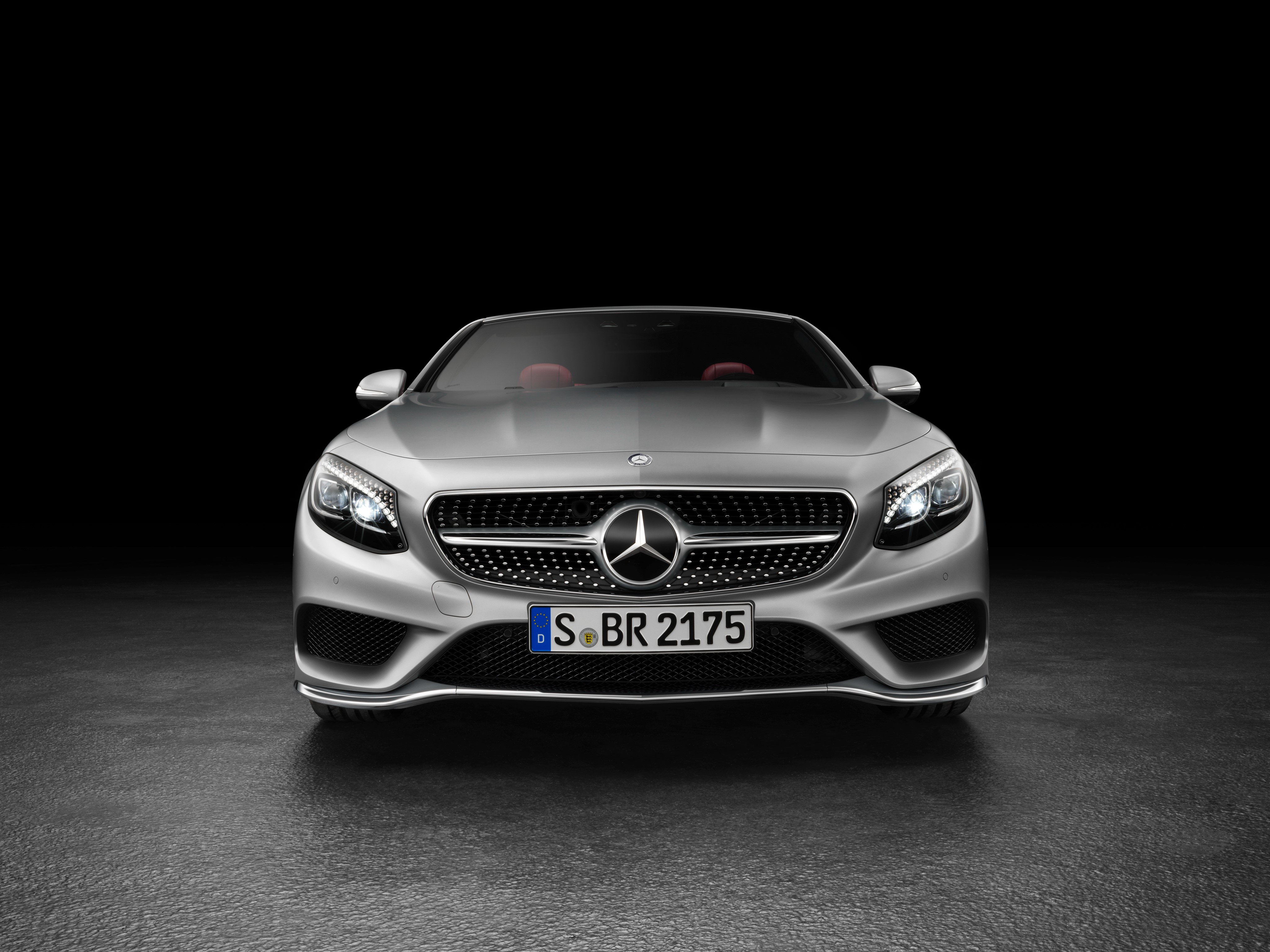4K 2015 Mercedes-Benz S 63 AMG Coupe S-Class A217 Front HD Wallpaper