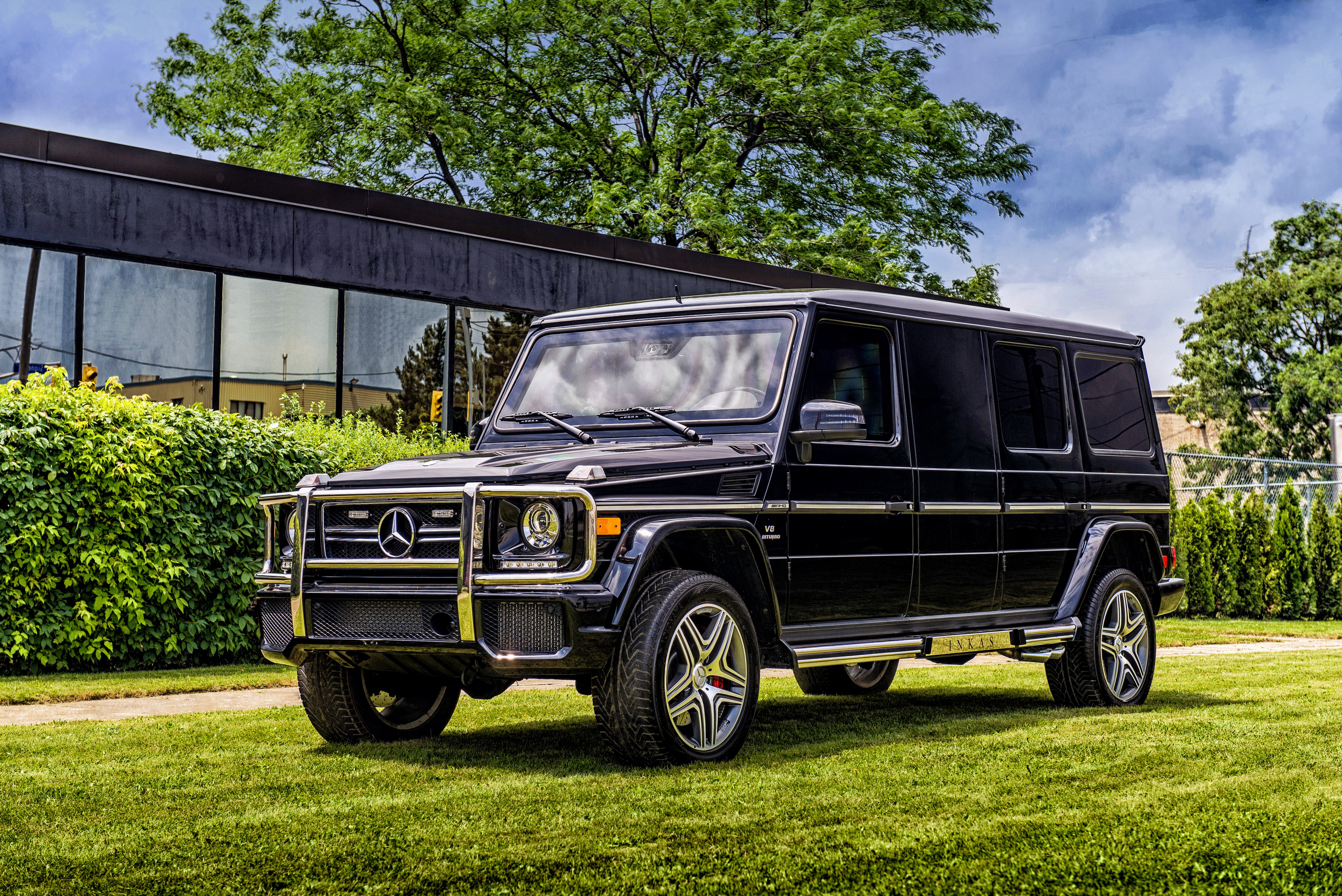 Black Mercedes-Benz AMG G-Class W463 HD Wallpaper