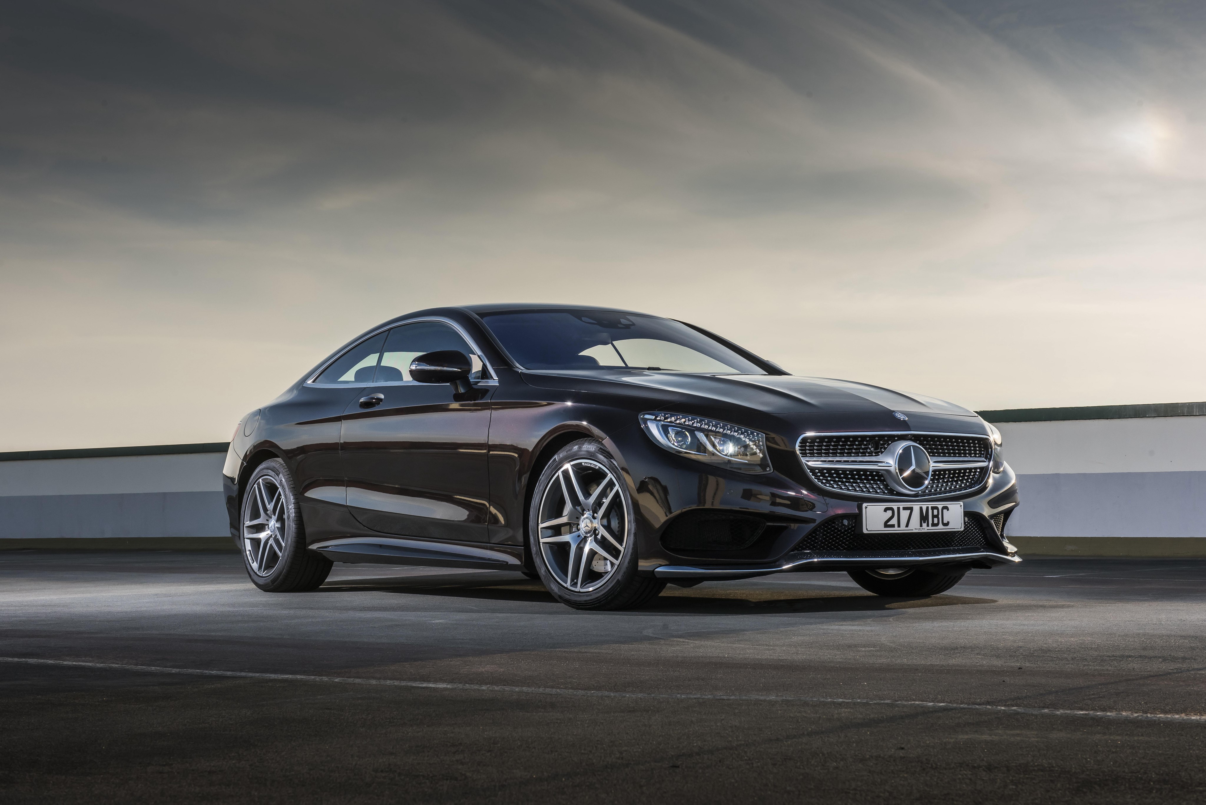 Black 2015 Mercedes-Benz AMG S-Class Coupe C217 HD Wallpaper