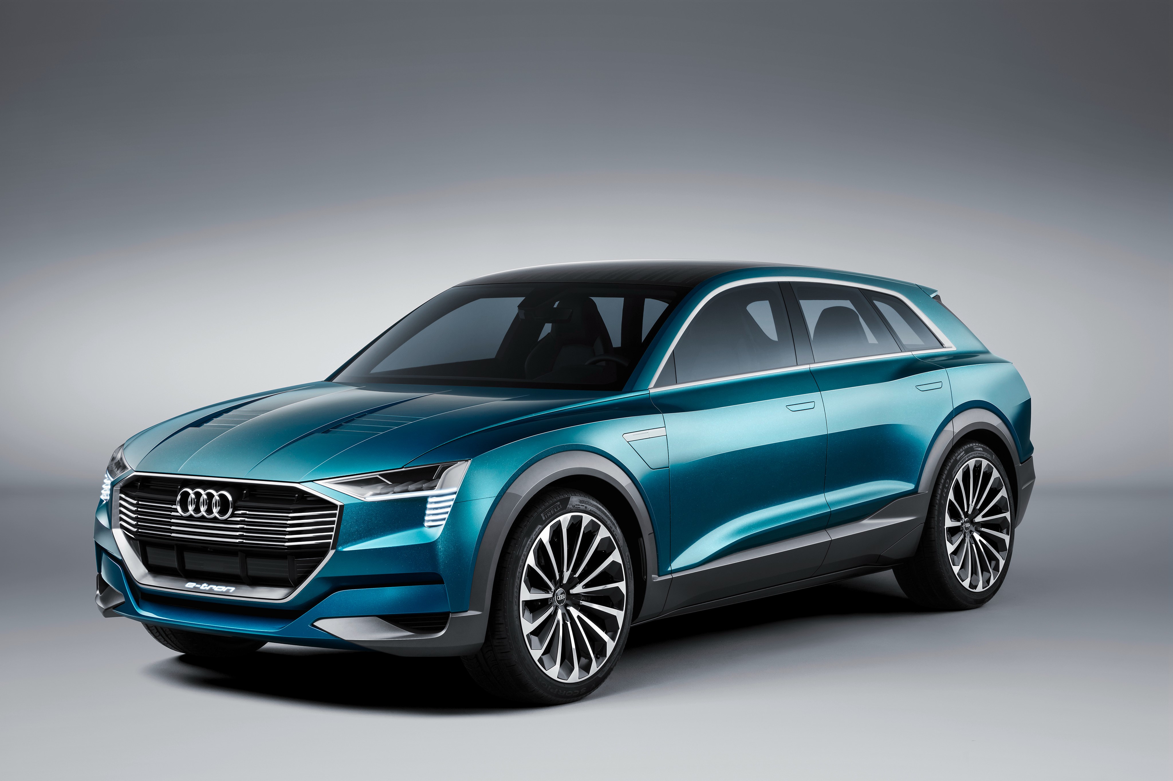 4K 2015 Audi e-tron quattro concept HD Wallpaper